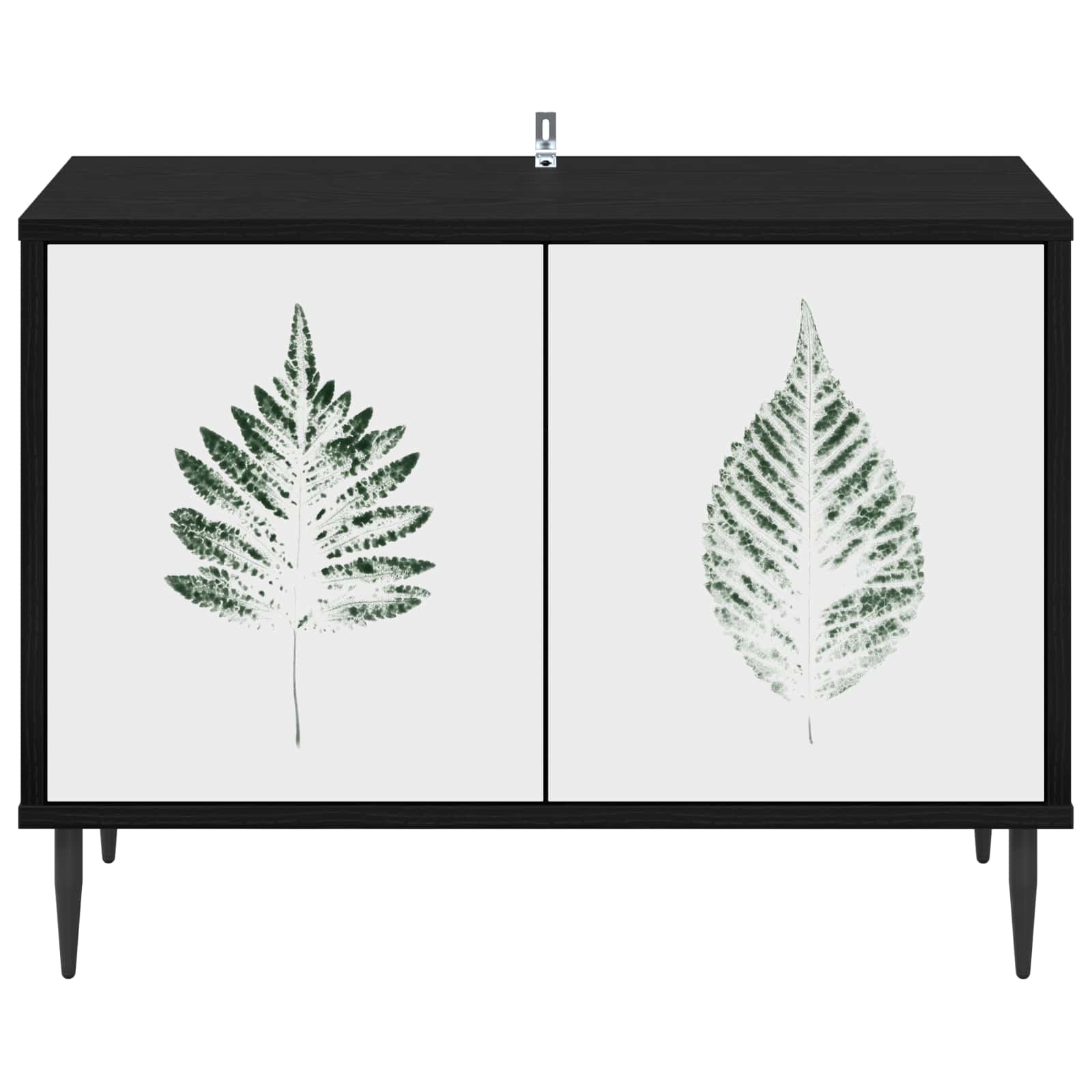 Televizoriaus spintelė HANAU 69 x 33 x 50,5 cm Juodojo ąžuolo