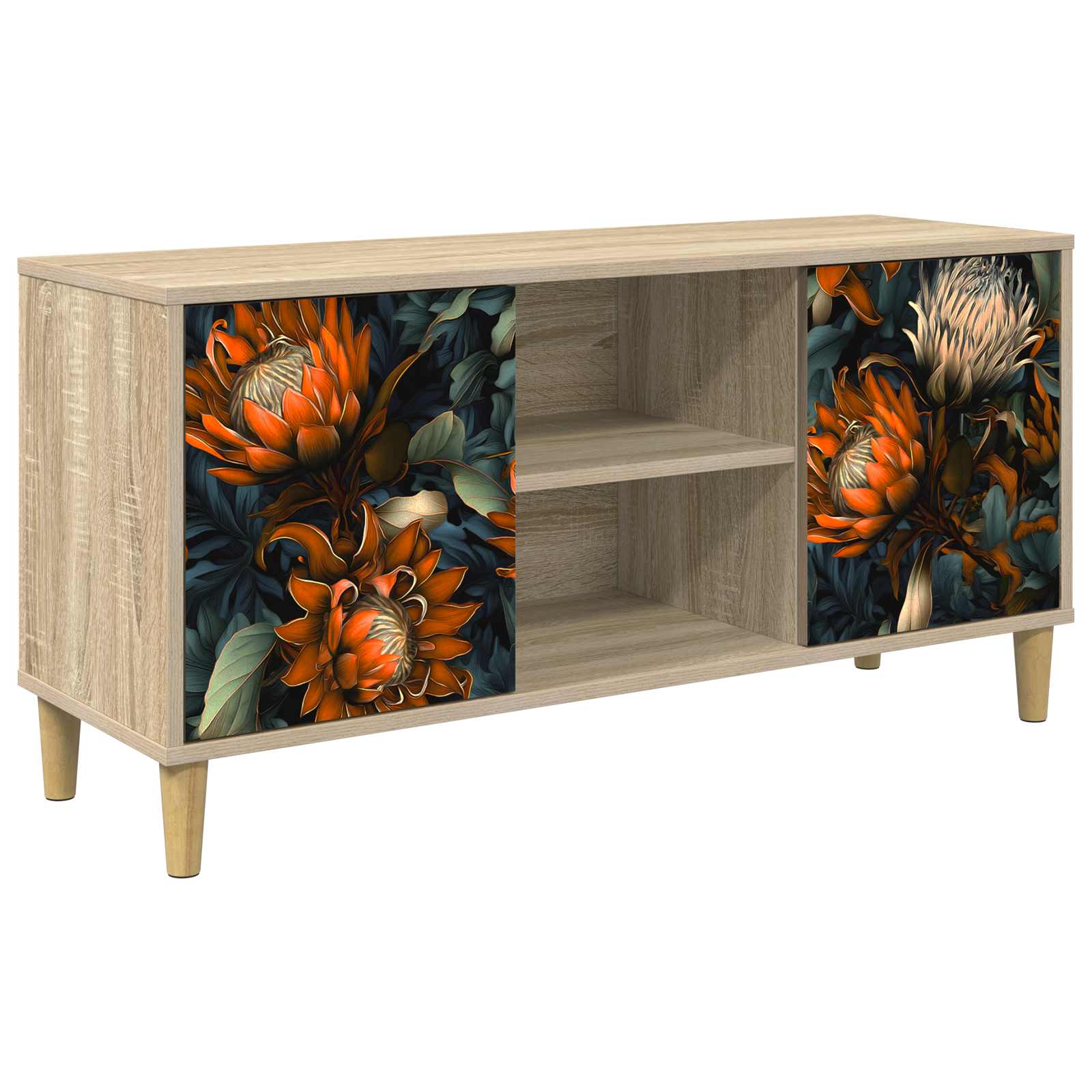 Televizoriaus spintelė LOCHEM 102 x 33 x 50 cm Sonoma ąžuolo