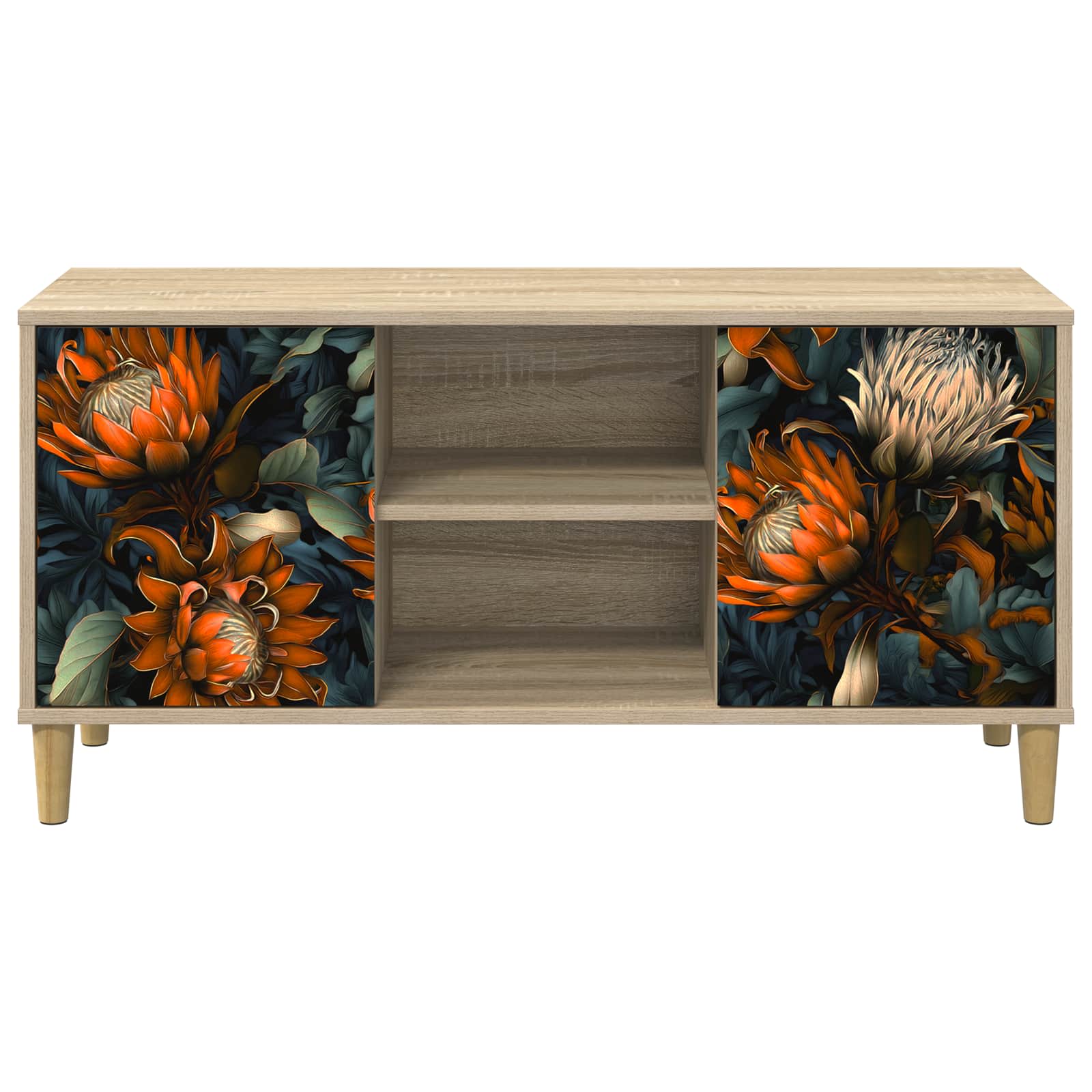 Televizoriaus spintelė LOCHEM 102 x 33 x 50 cm Sonoma ąžuolo
