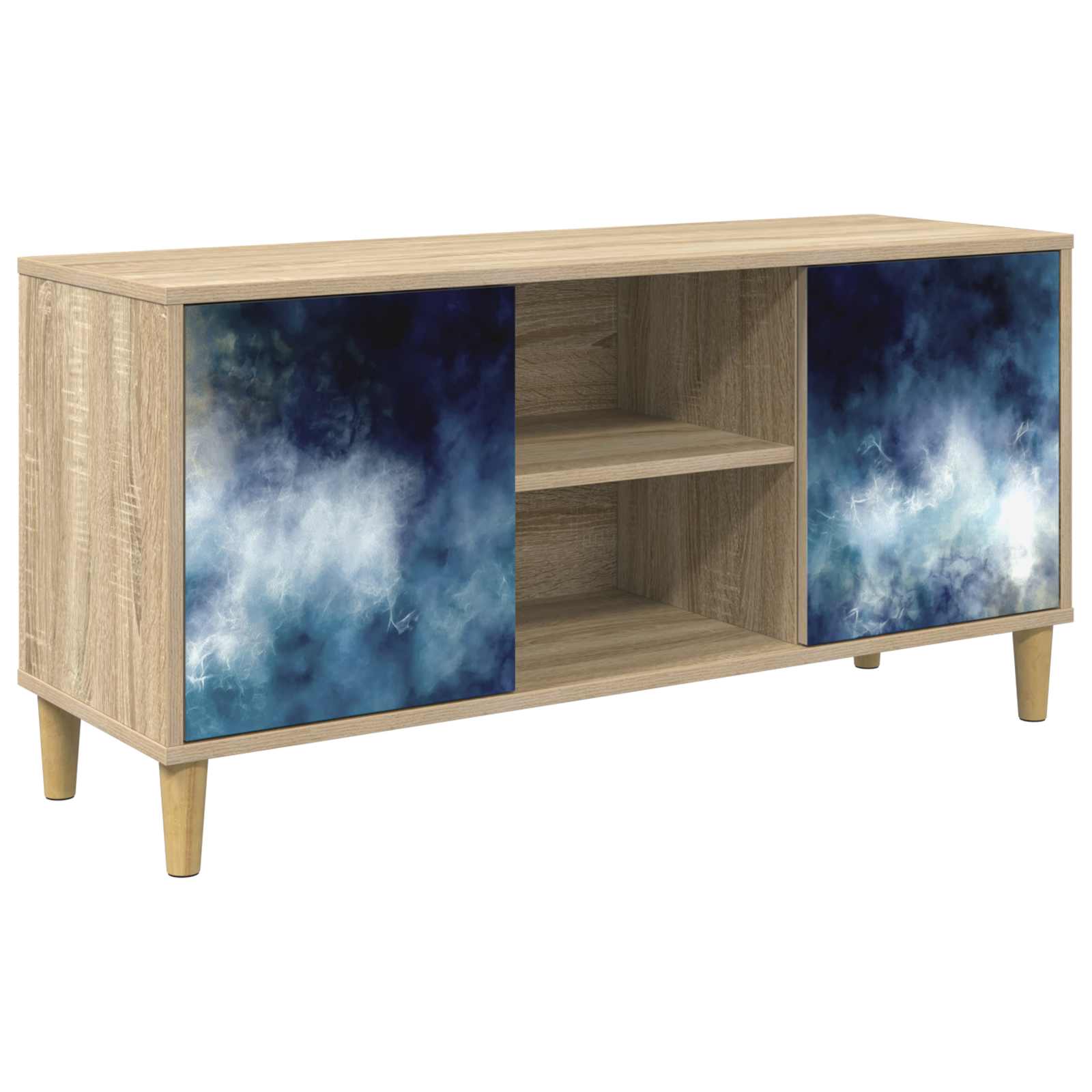 Televizoriaus spintelė RAALTE 102 x 33 x 50 cm Sonoma ąžuolo