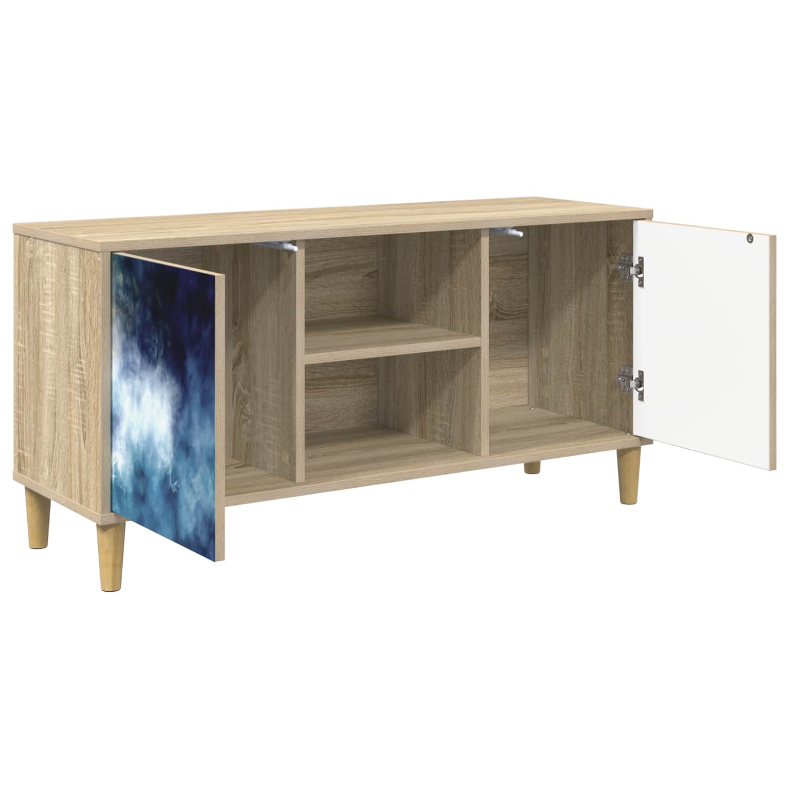 Televizoriaus spintelė RAALTE 102 x 33 x 50 cm Sonoma ąžuolo
