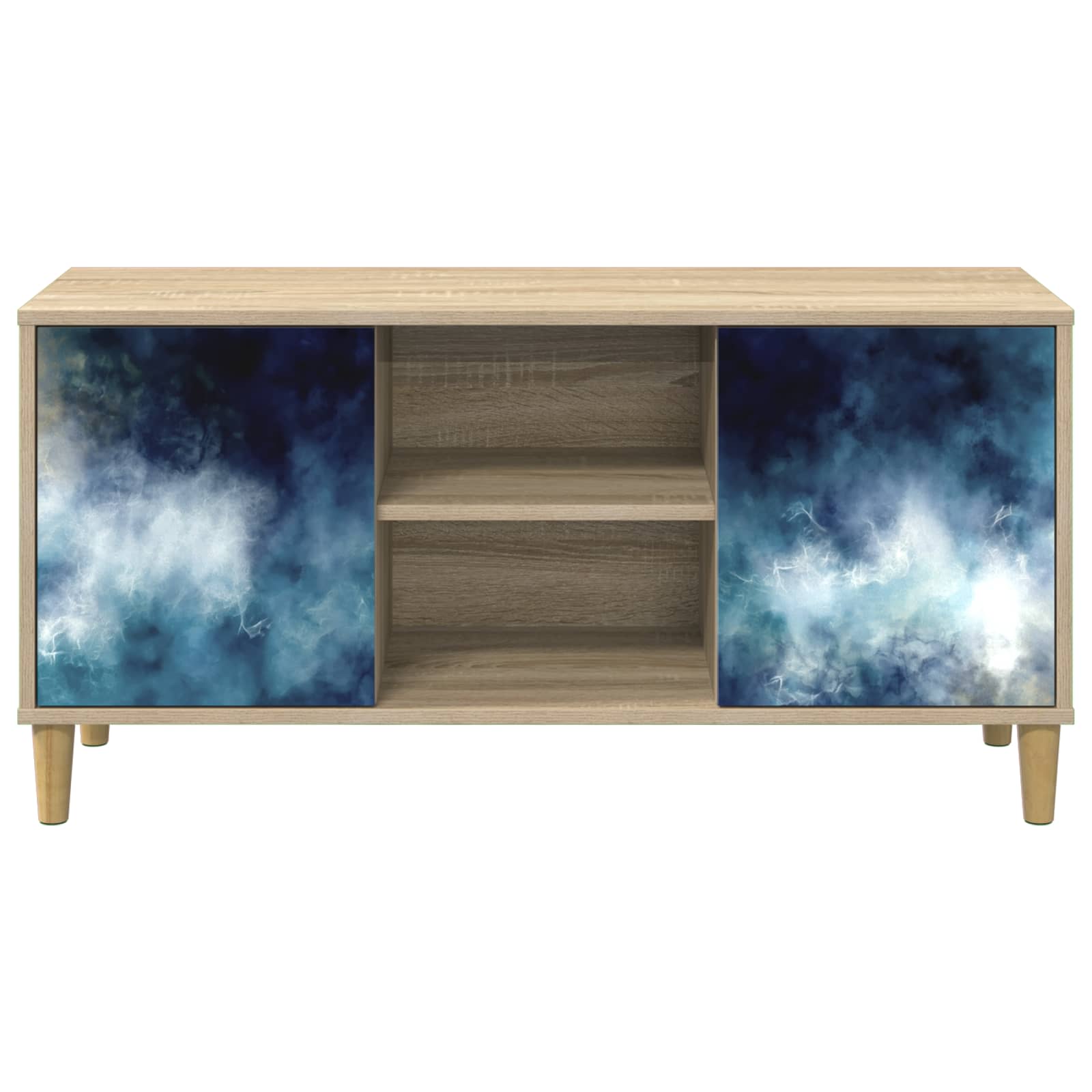 Televizoriaus spintelė RAALTE 102 x 33 x 50 cm Sonoma ąžuolo