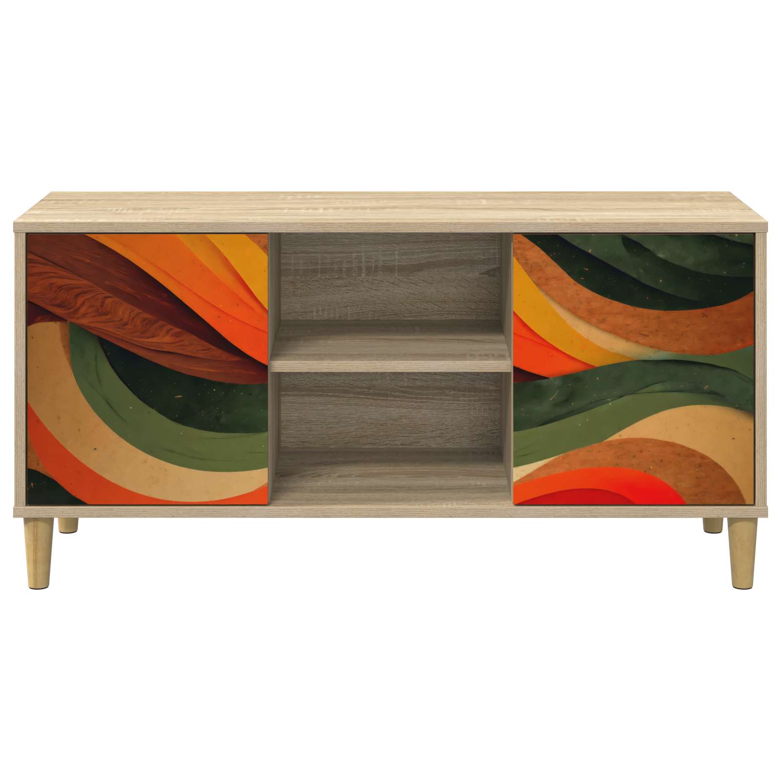 Televizoriaus spintelė BONN 102 x 33 x 50 cm Sonoma ąžuolo