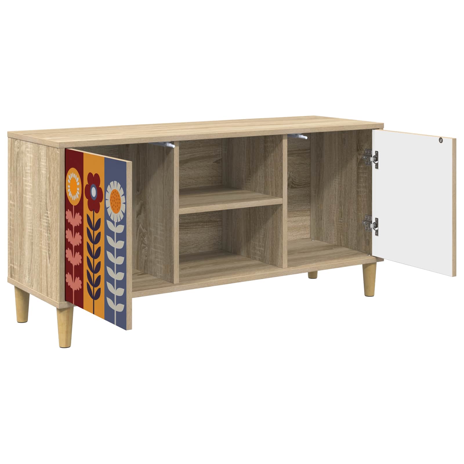 Televizoriaus spintelė ESSEN 102 x 33 x 50 cm Sonoma ąžuolo