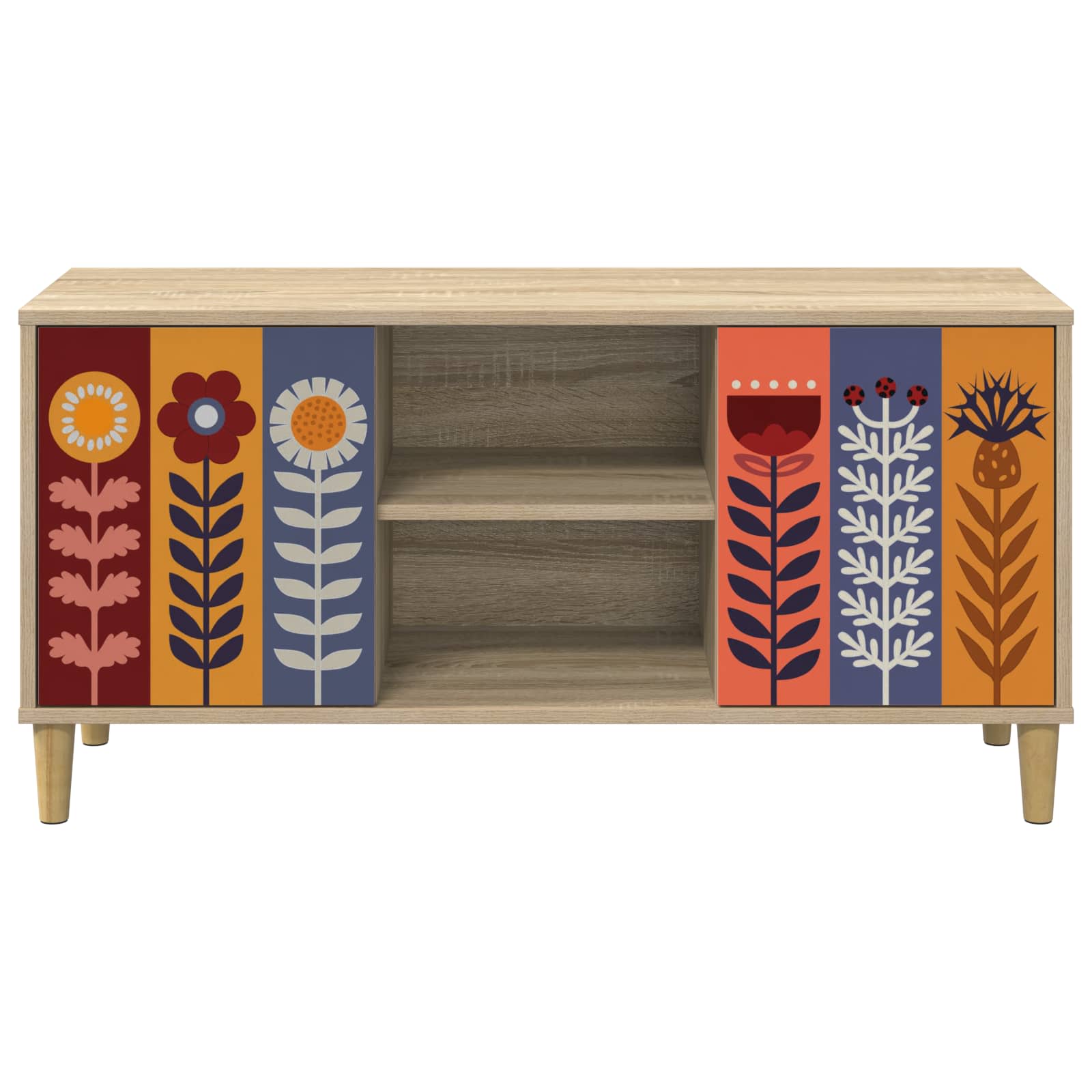 Televizoriaus spintelė ESSEN 102 x 33 x 50 cm Sonoma ąžuolo