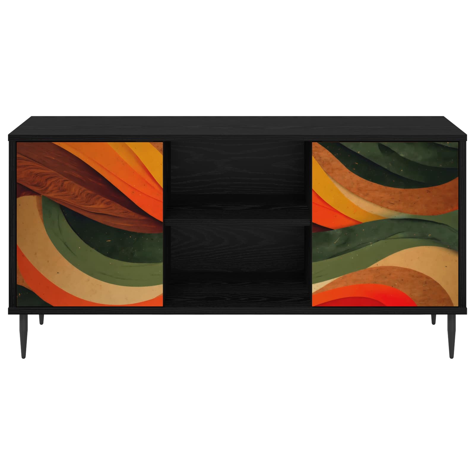 Televizoriaus spintelė BONN 102 x 33 x 51 cm Juodojo ąžuolo