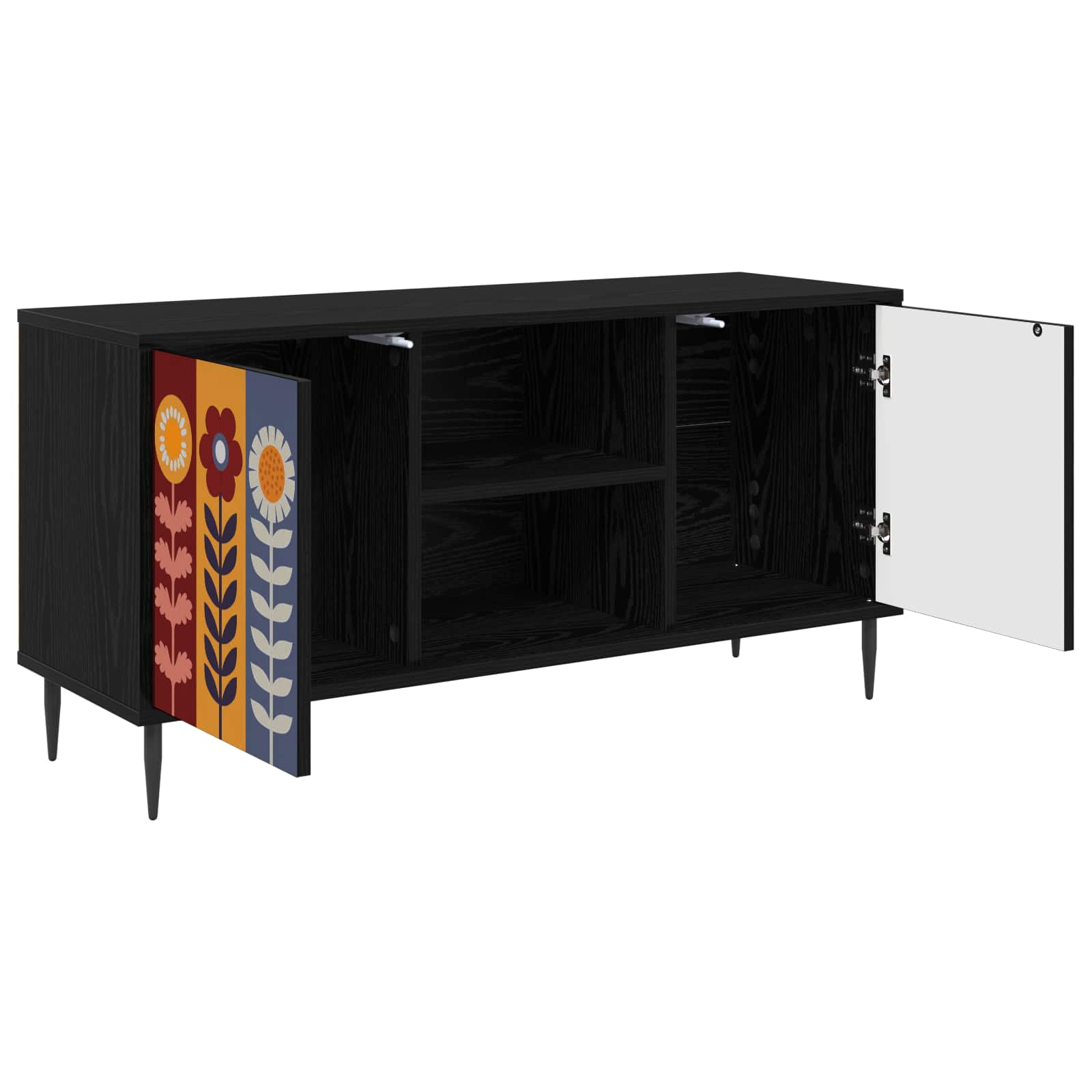 Televizoriaus spintelė ESSEN 102 x 33 x 51 cm Juodojo ąžuolo