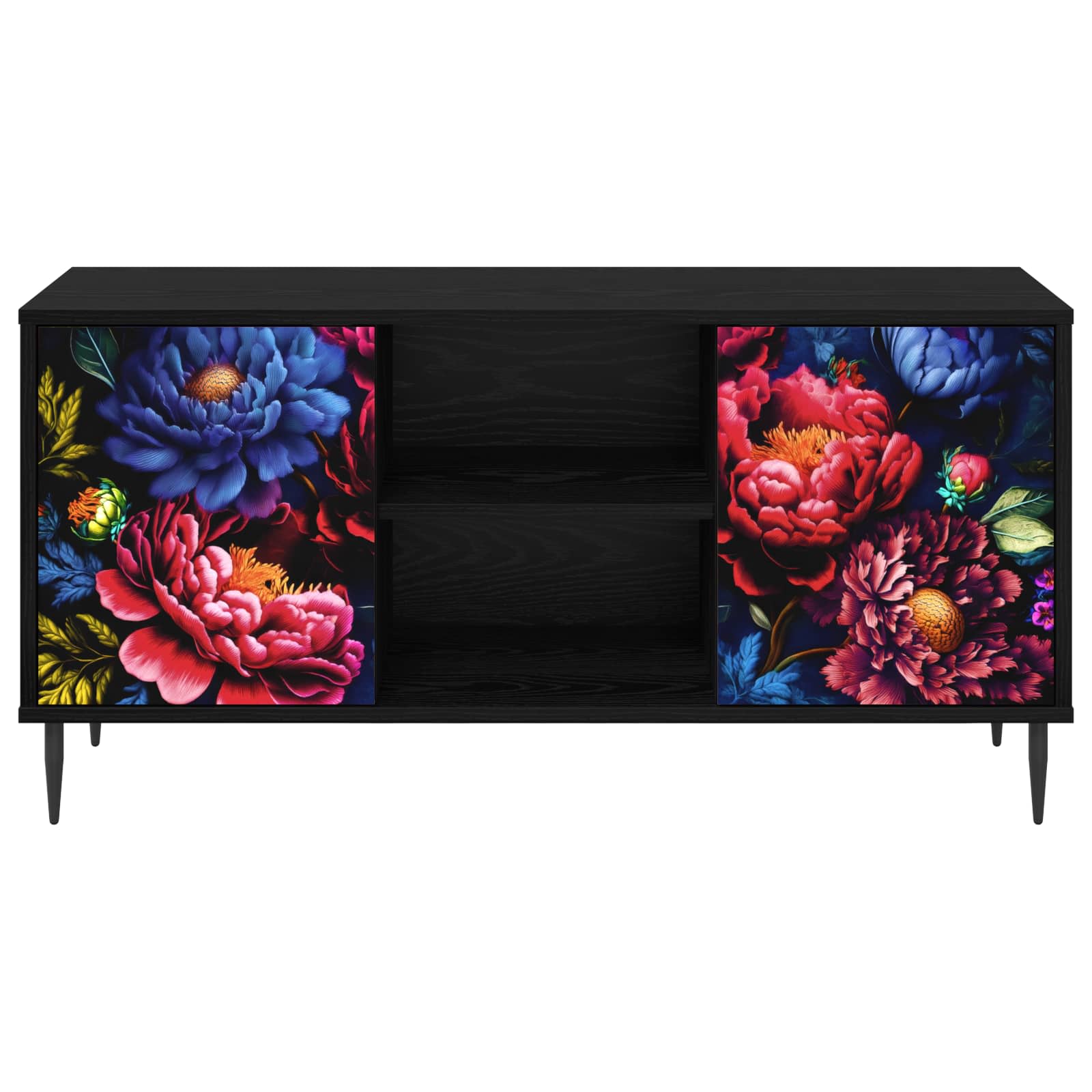Televizoriaus spintelė KIEL 102 x 33 x 51 cm Juodojo ąžuolo