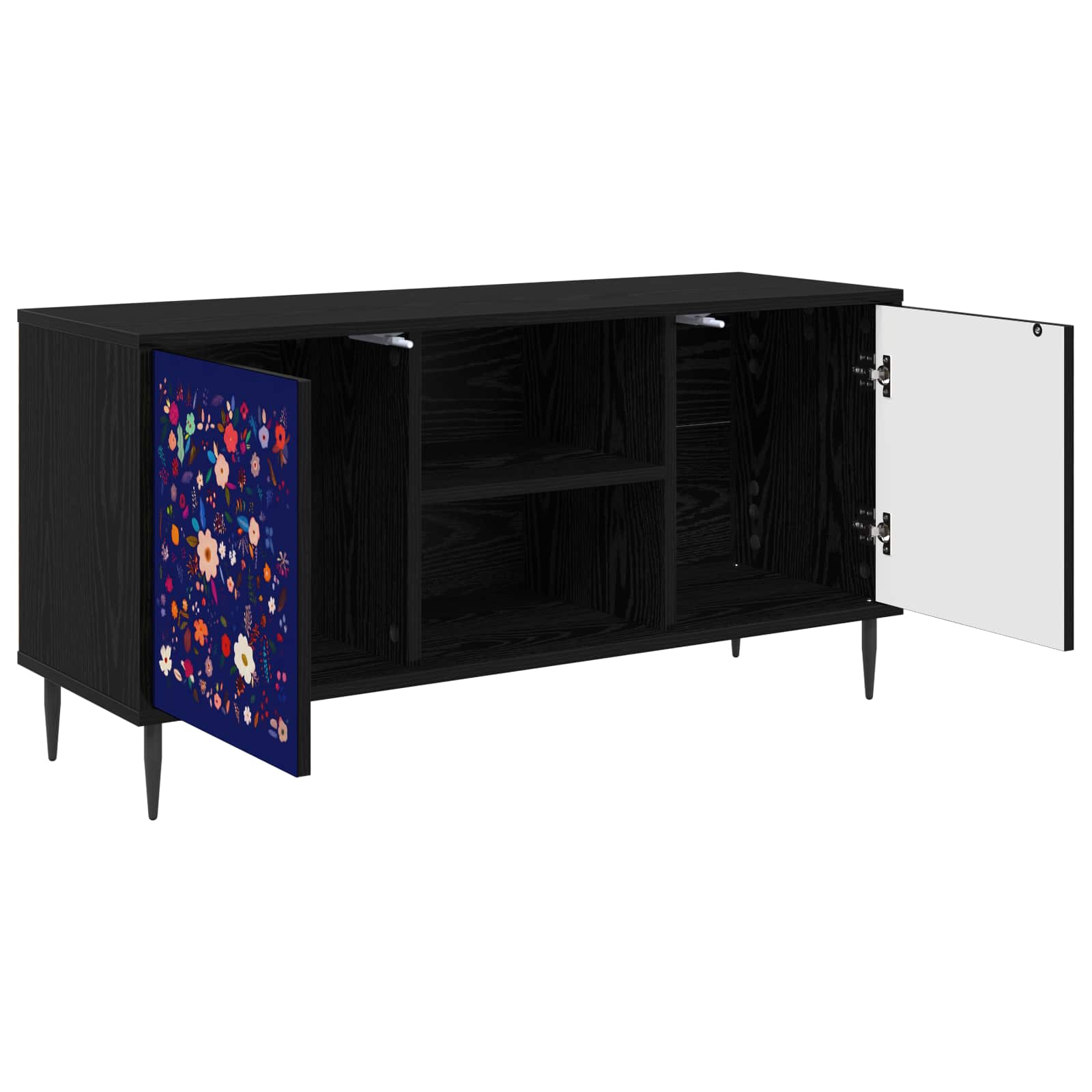 Televizoriaus spintelė MAINZ 102 x 33 x 51 cm Juodojo ąžuolo
