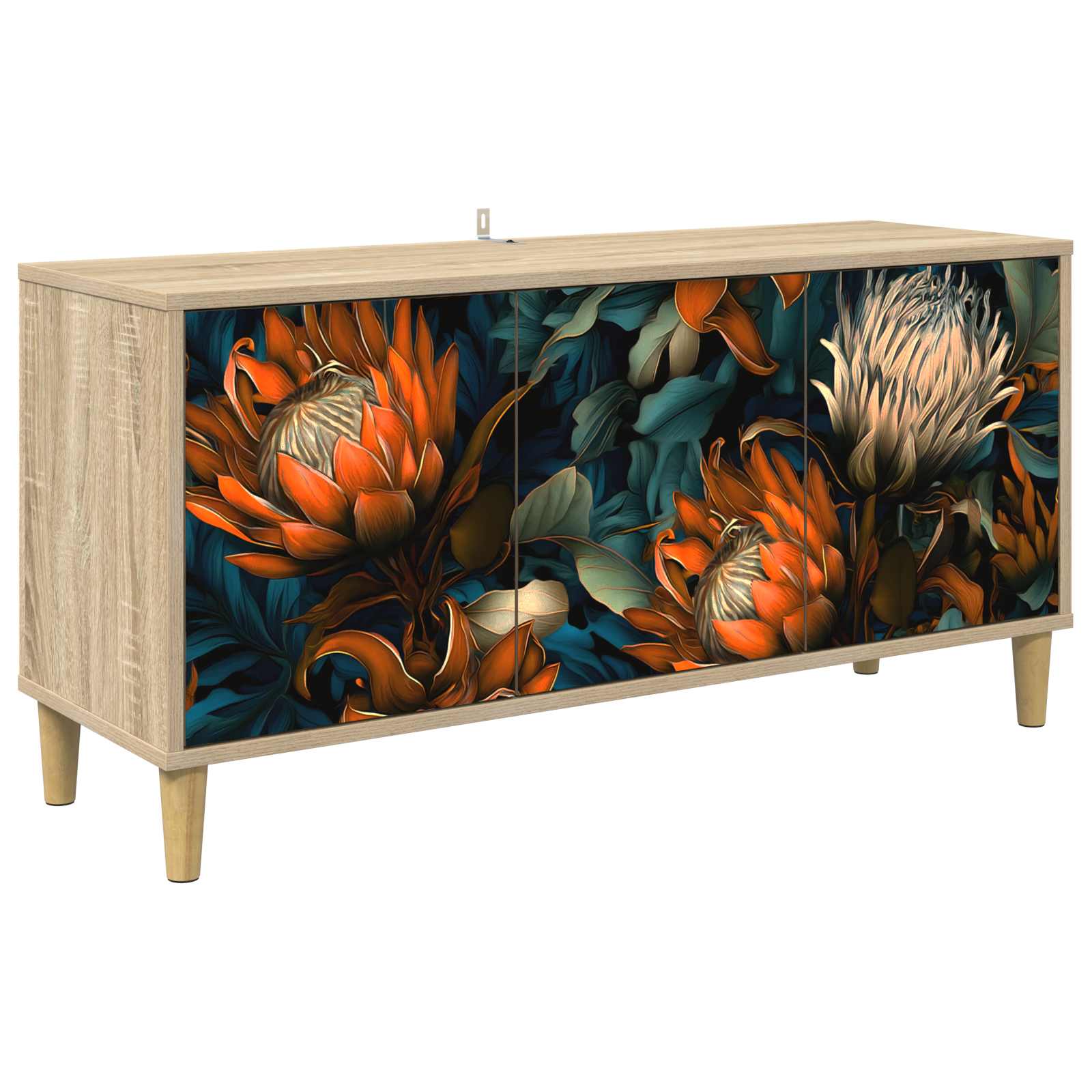 Televizoriaus spintelė LOCHEM 102 x 33 x 50 cm Sonoma ąžuolo