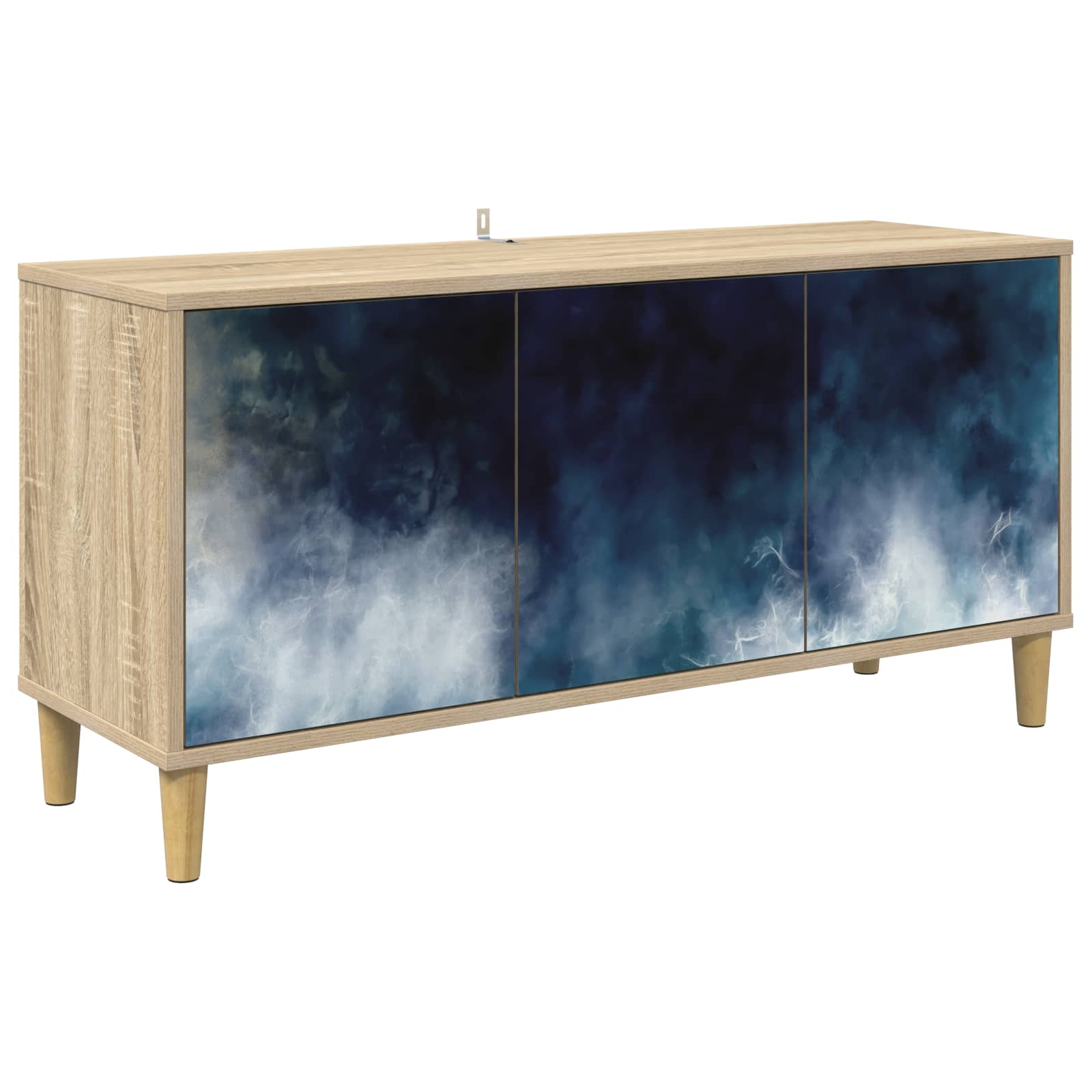 Televizoriaus spintelė RAALTE 102 x 33 x 50 cm Sonoma ąžuolo