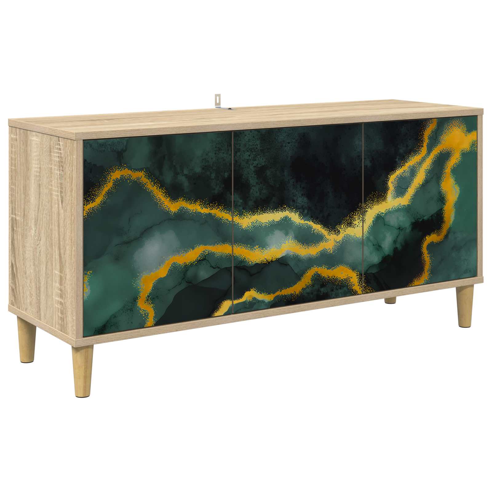Televizoriaus spintelė WIJHE 102 x 33 x 50 cm Sonoma ąžuolo