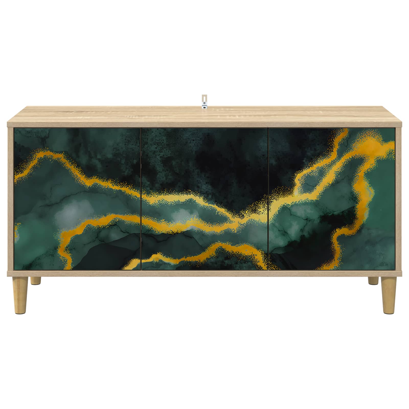 Televizoriaus spintelė WIJHE 102 x 33 x 50 cm Sonoma ąžuolo