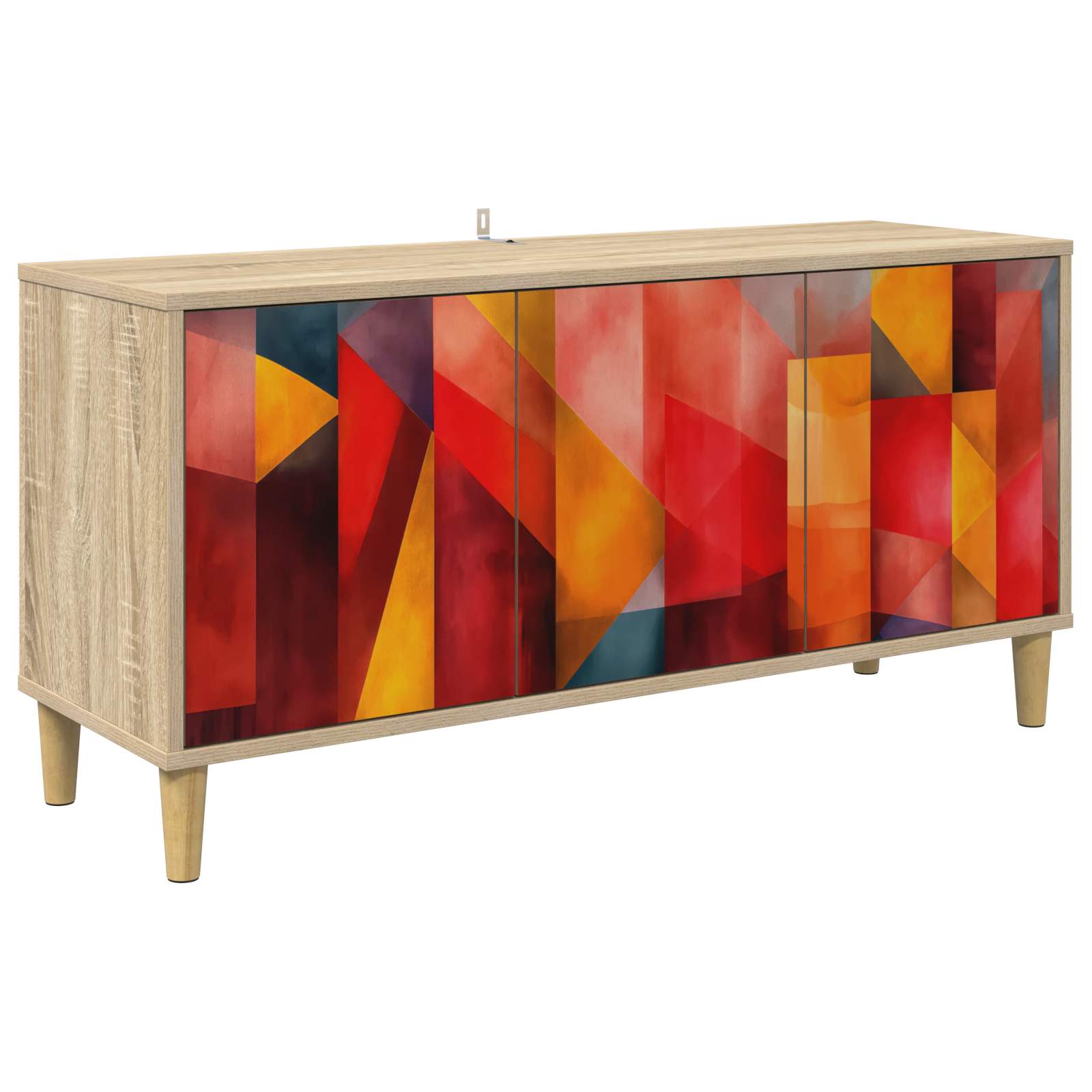 Televizoriaus spintelė HEESCH 102 x 33 x 50 cm Sonoma ąžuolo