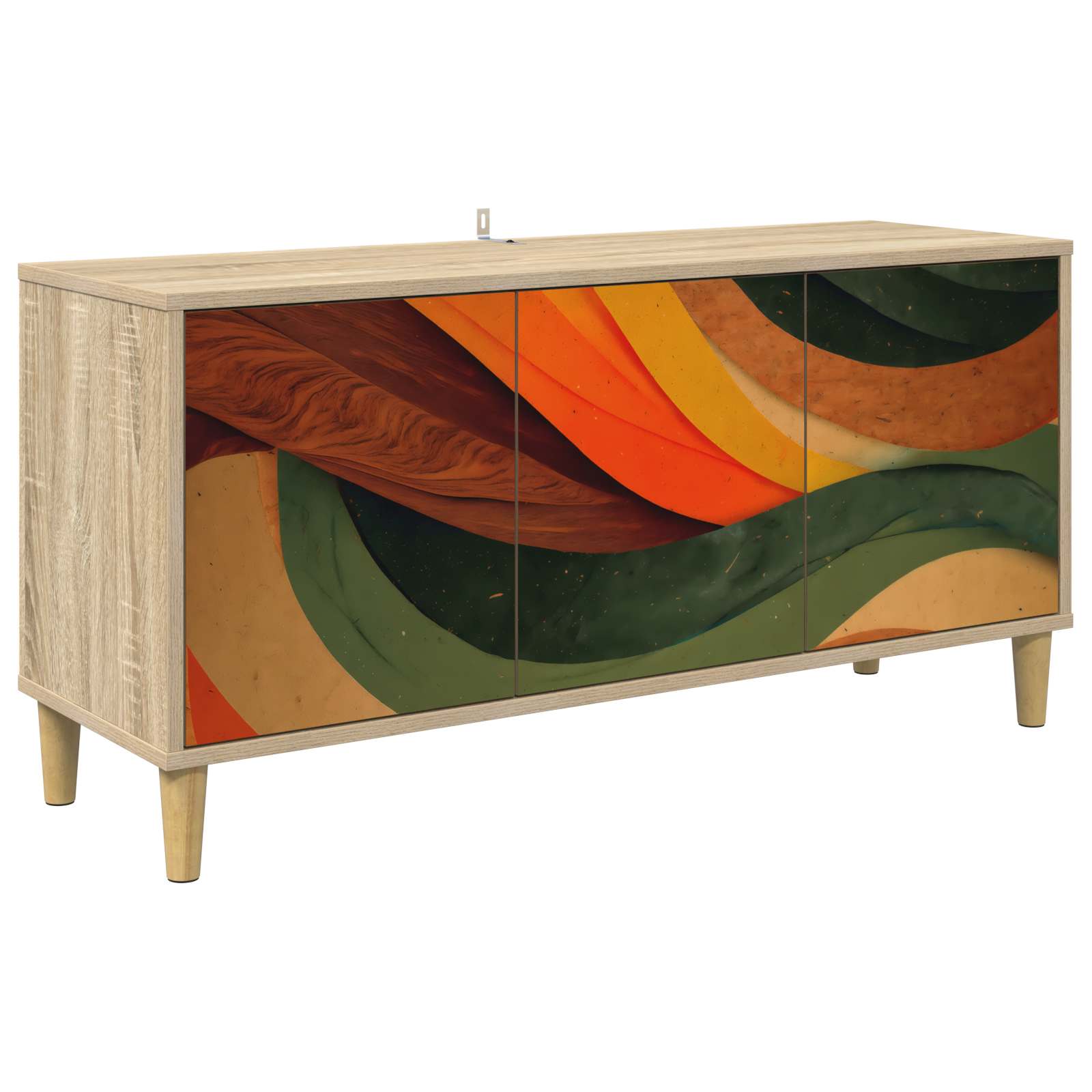 Televizoriaus spintelė BONN 102 x 33 x 50 cm Sonoma ąžuolo