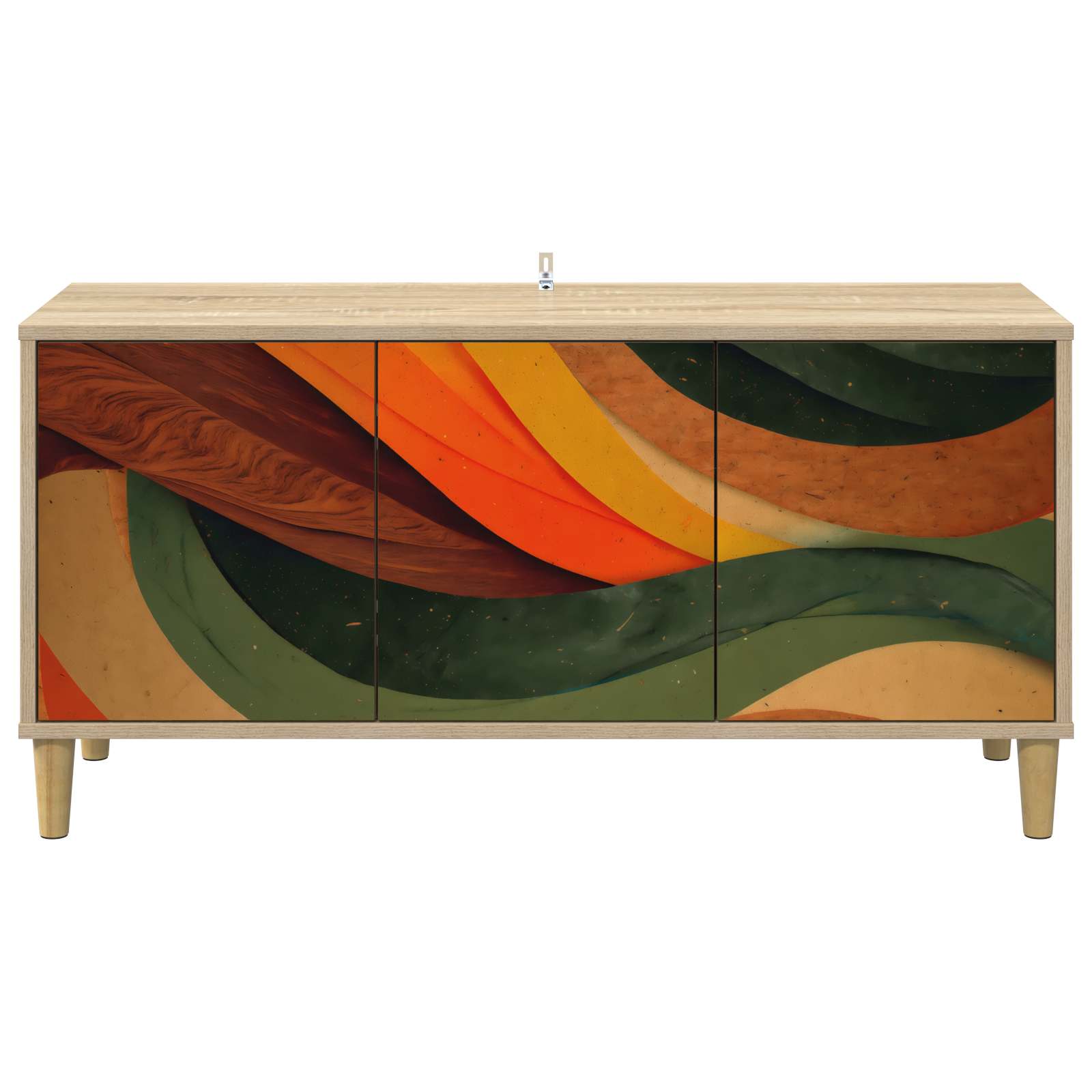 Televizoriaus spintelė BONN 102 x 33 x 50 cm Sonoma ąžuolo