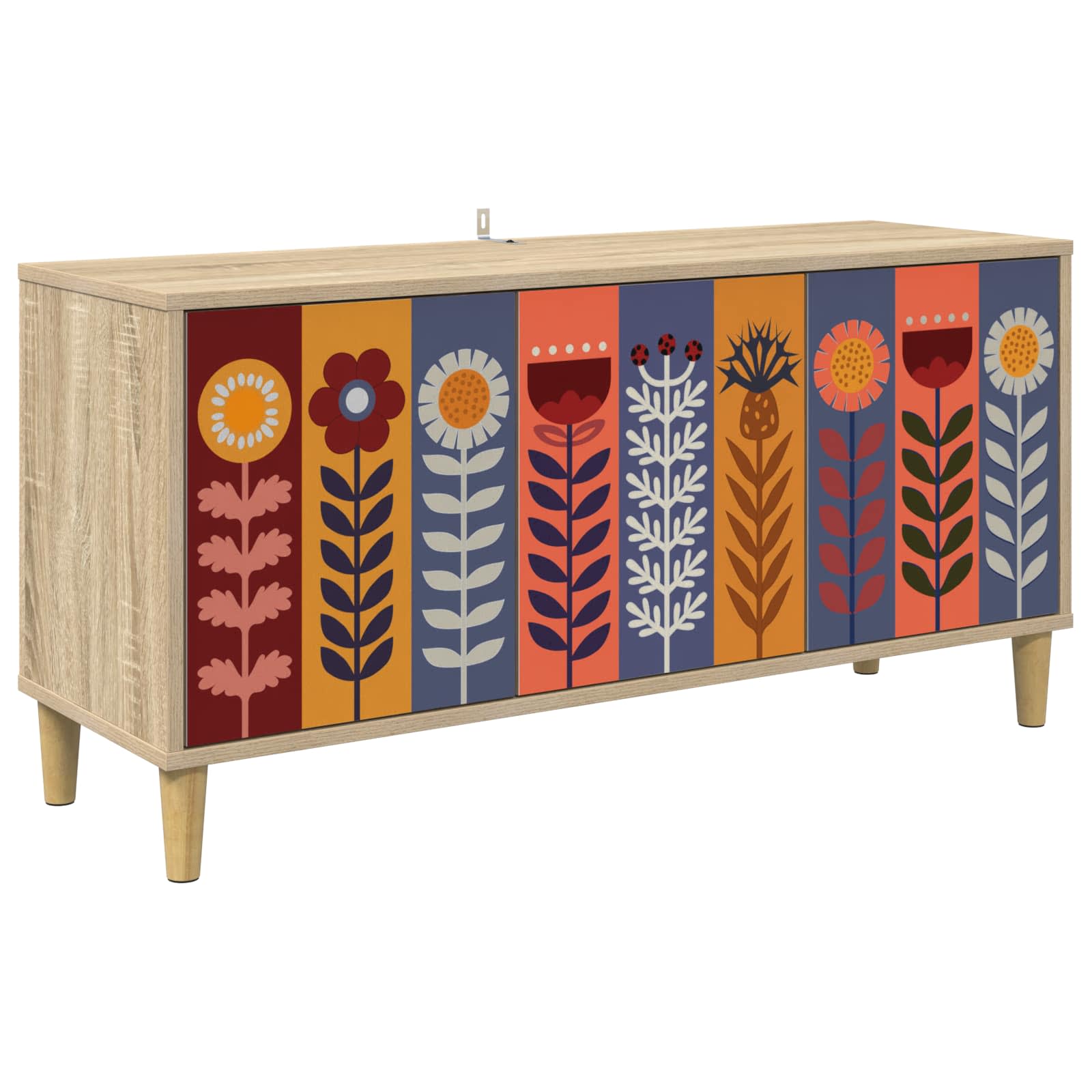 Televizoriaus spintelė ESSEN 102 x 33 x 50 cm Sonoma ąžuolo