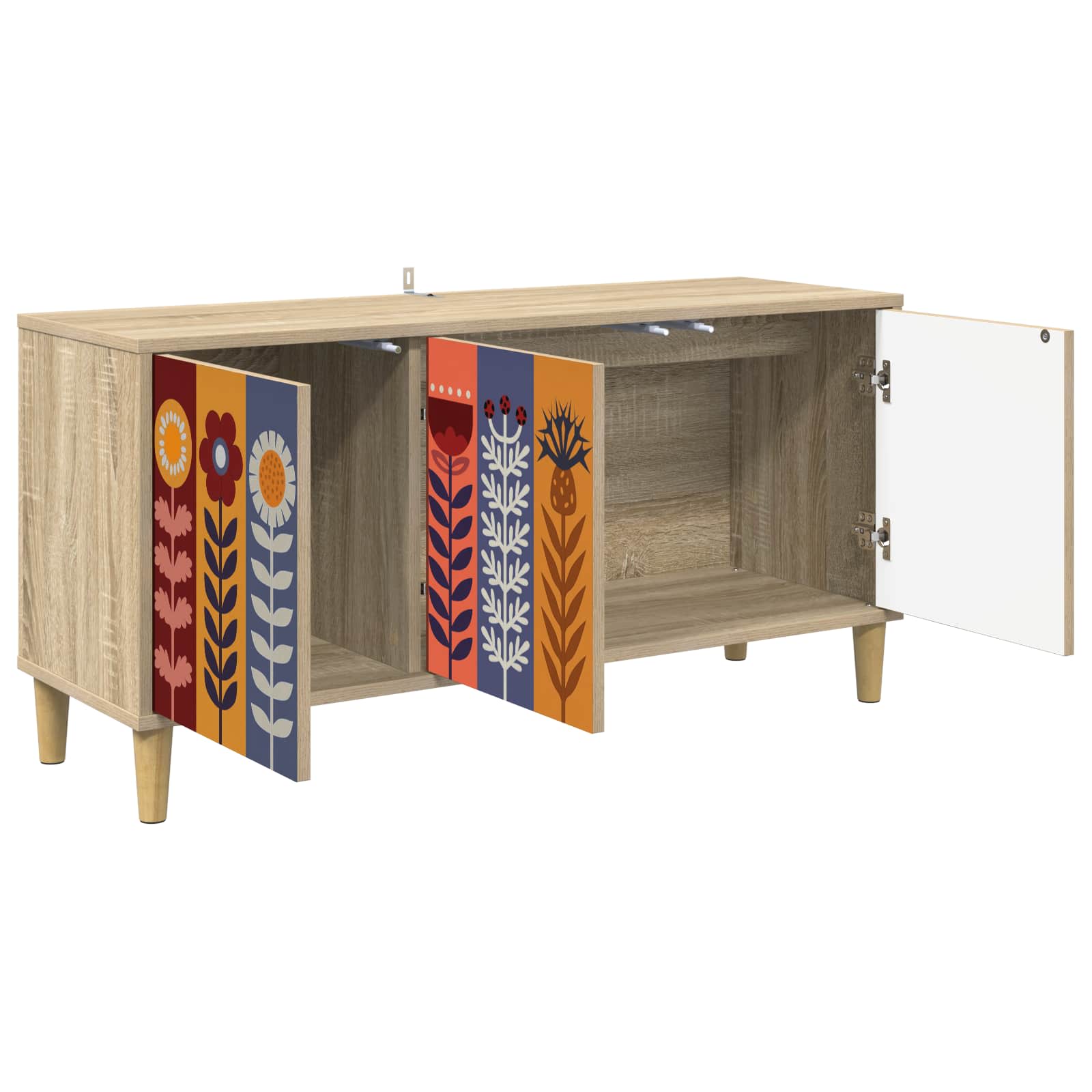 Televizoriaus spintelė ESSEN 102 x 33 x 50 cm Sonoma ąžuolo