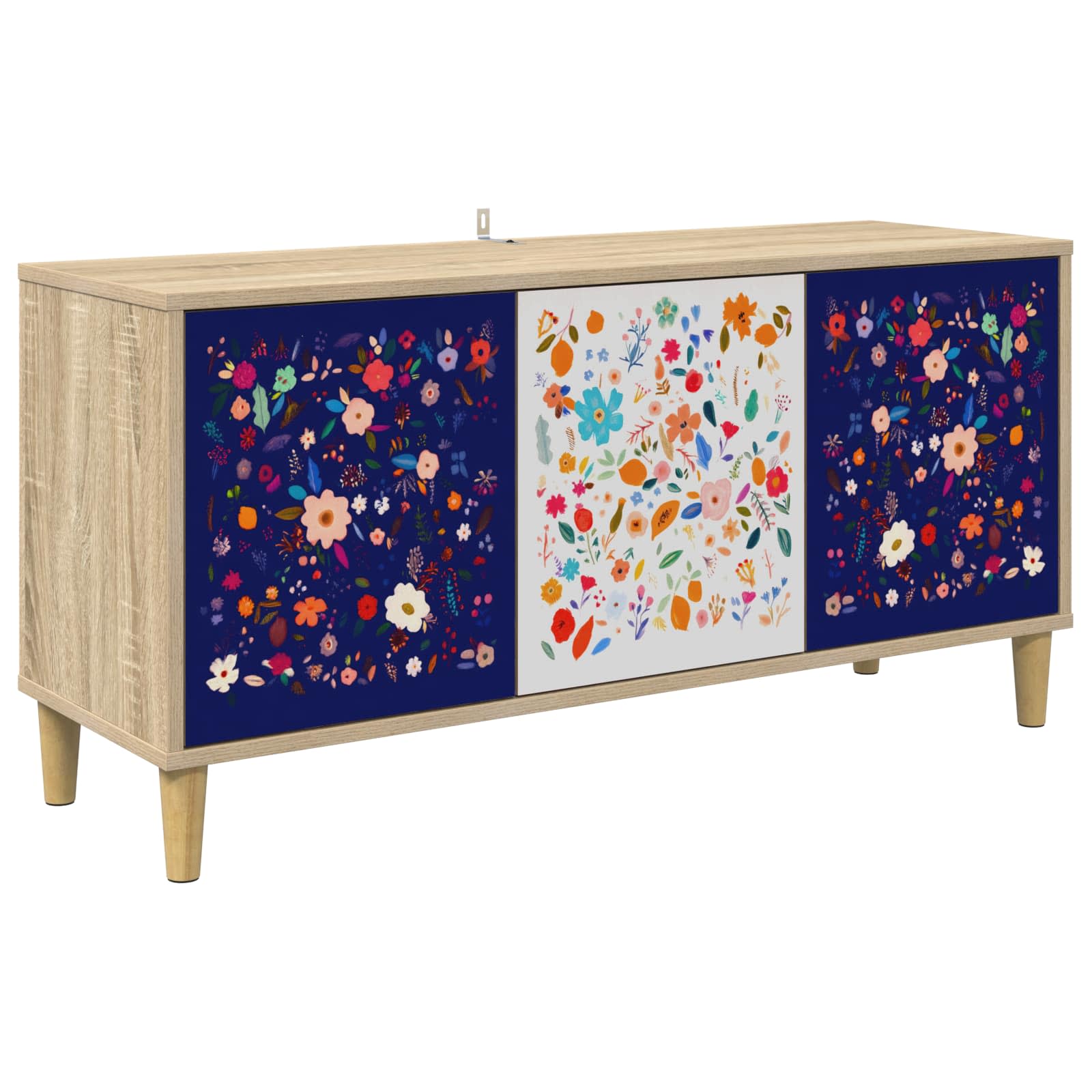 Televizoriaus spintelė MAINZ 102 x 33 x 50 cm Sonoma ąžuolo