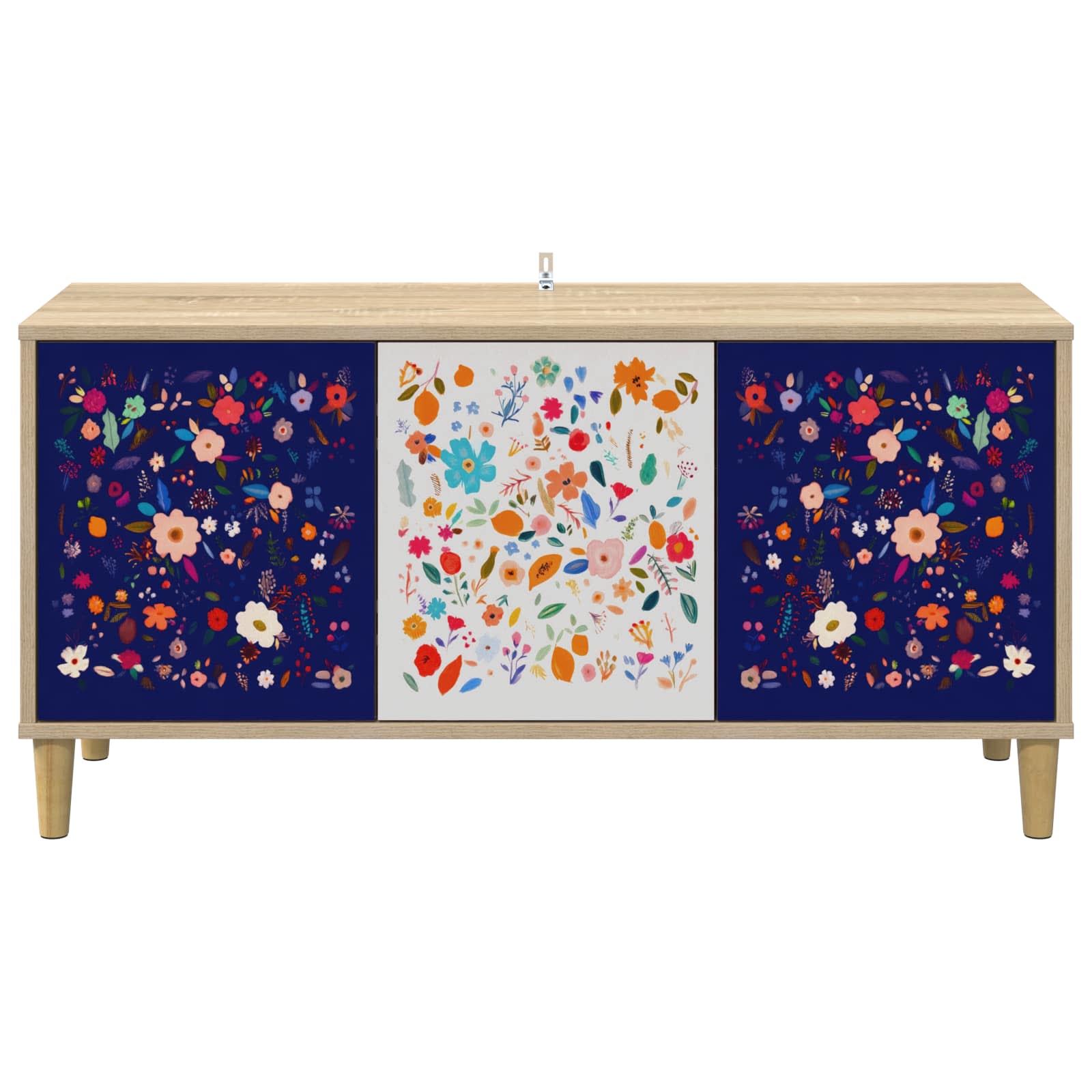 Televizoriaus spintelė MAINZ 102 x 33 x 50 cm Sonoma ąžuolo