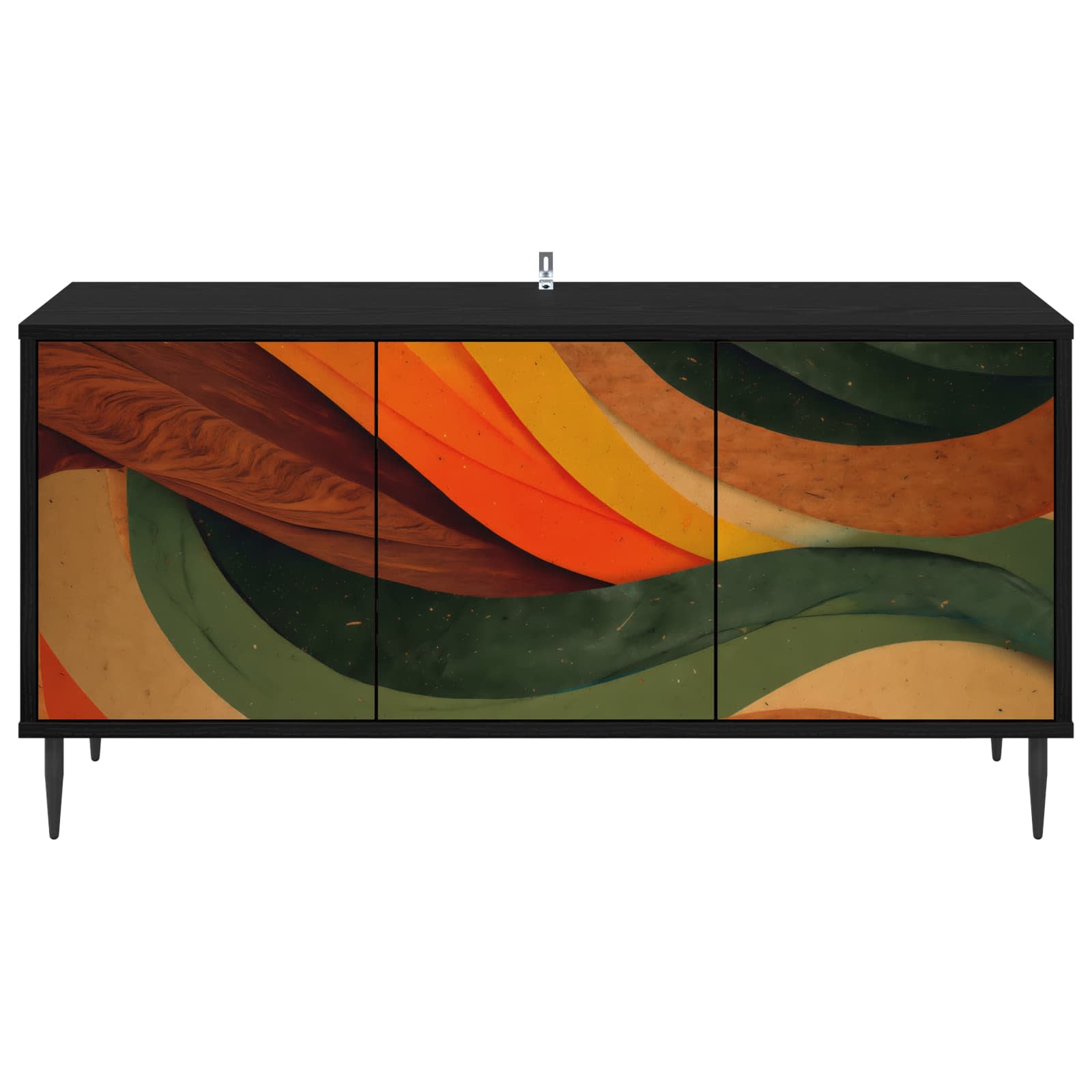 Televizoriaus spintelė BONN 102 x 33 x 51 cm Juodojo ąžuolo