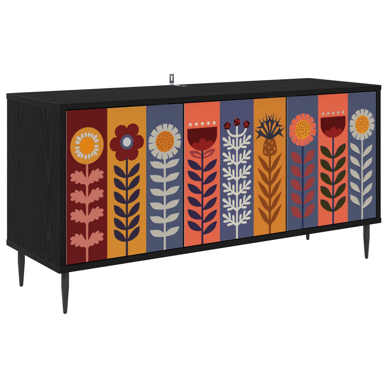 Televizoriaus spintelė ESSEN 102 x 33 x 51 cm Juodojo ąžuolo