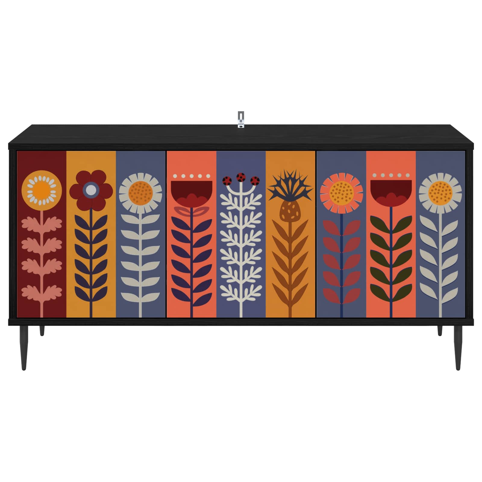 Televizoriaus spintelė ESSEN 102 x 33 x 51 cm Juodojo ąžuolo