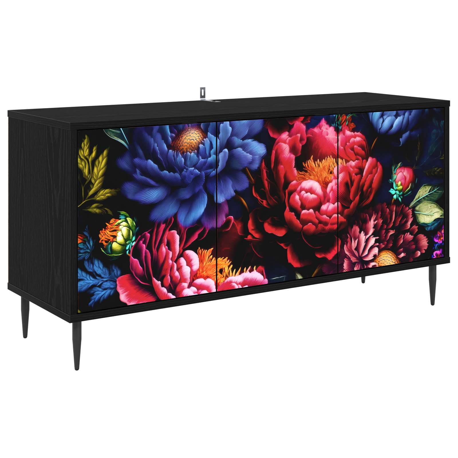 Televizoriaus spintelė KIEL 102 x 33 x 51 cm Juodojo ąžuolo