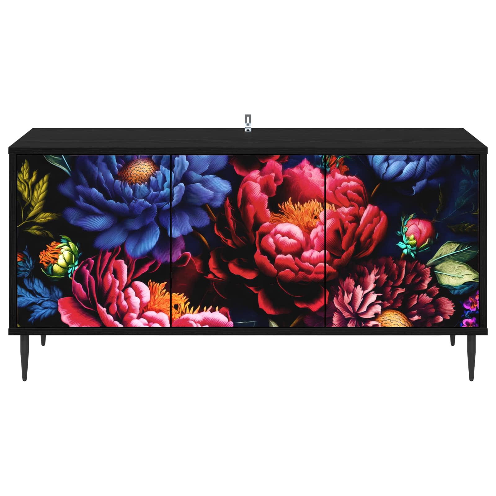 Televizoriaus spintelė KIEL 102 x 33 x 51 cm Juodojo ąžuolo