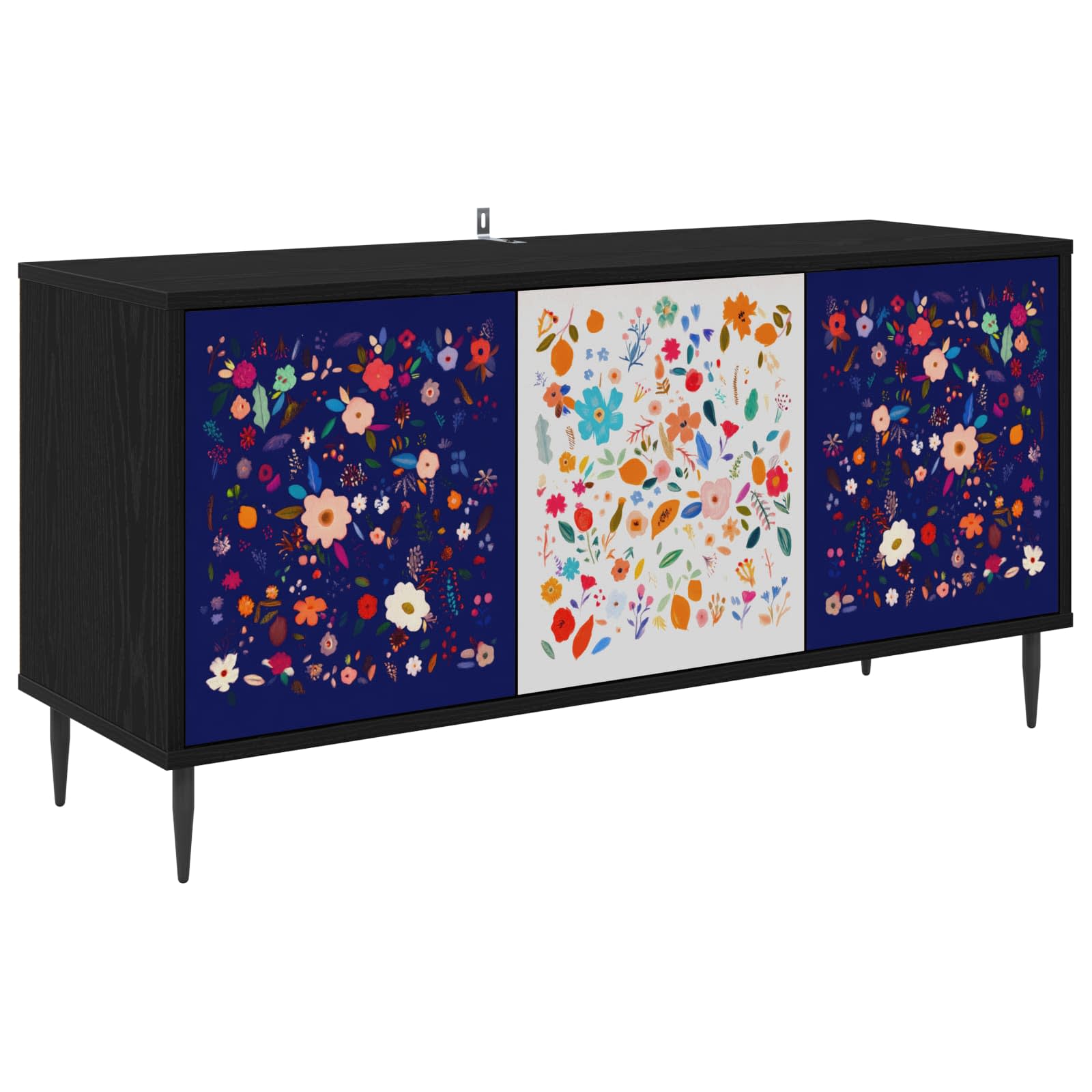 Televizoriaus spintelė MAINZ 102 x 33 x 51 cm Juodojo ąžuolo