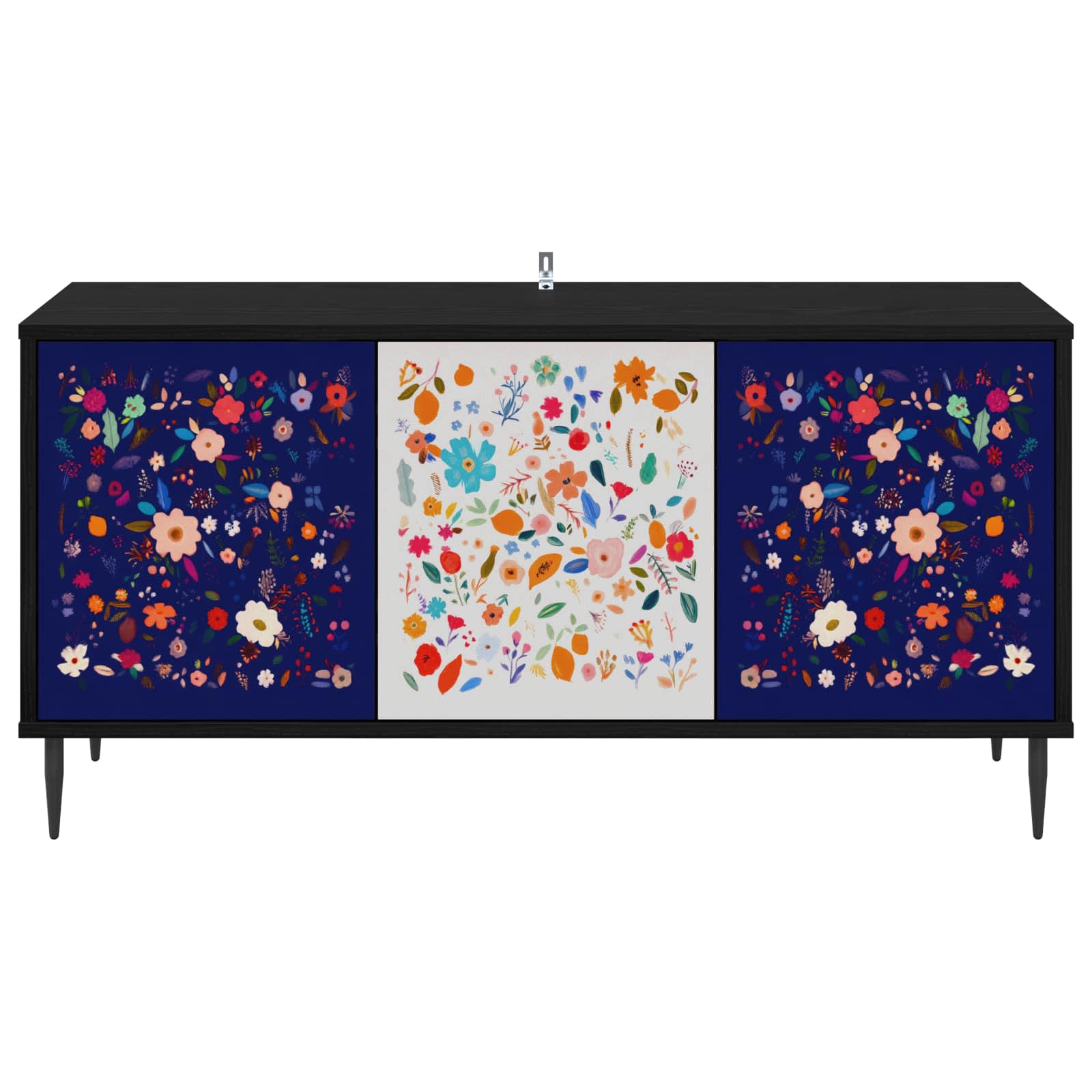 Televizoriaus spintelė MAINZ 102 x 33 x 51 cm Juodojo ąžuolo