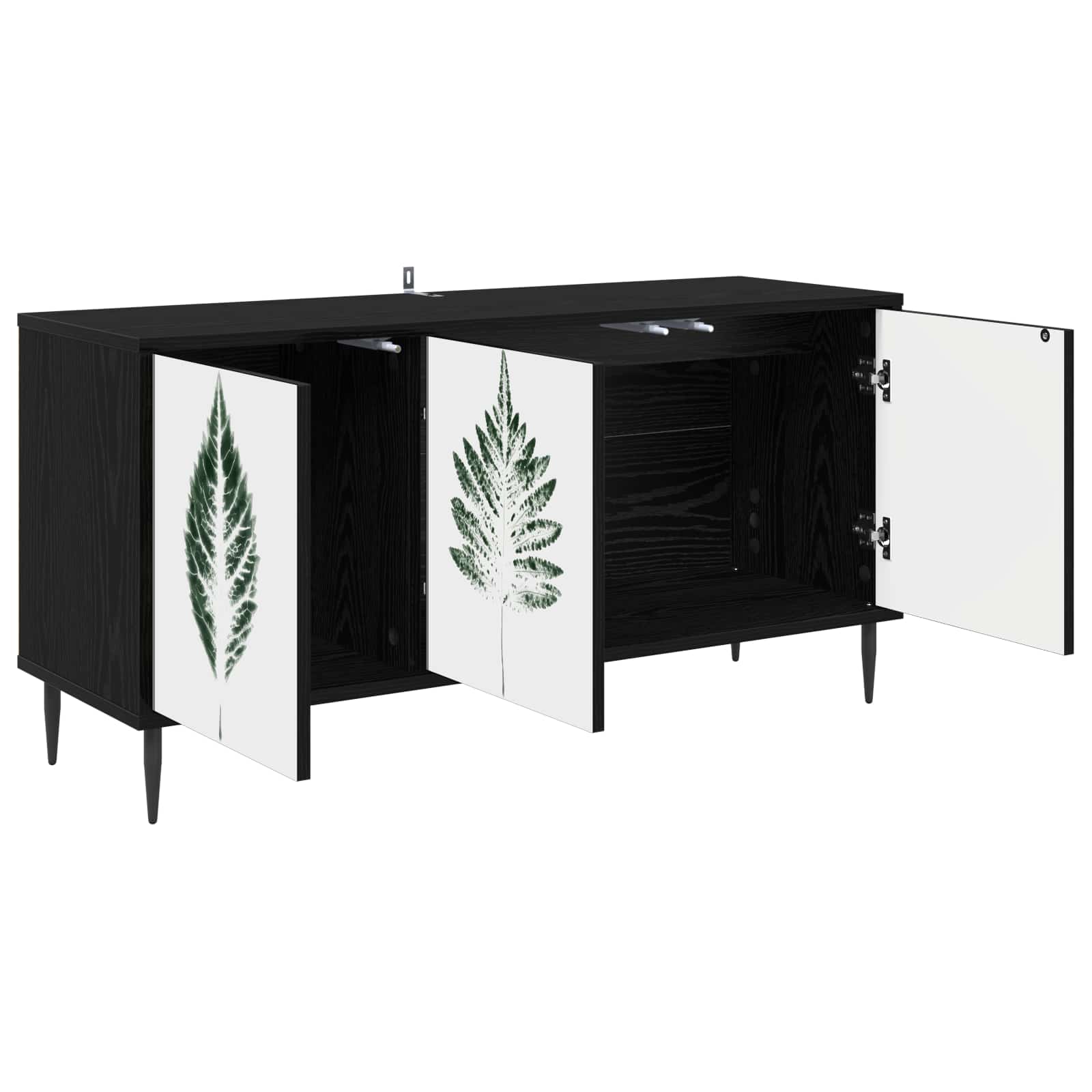 Televizoriaus spintelė HANAU 102 x 33 x 51 cm Juodojo ąžuolo