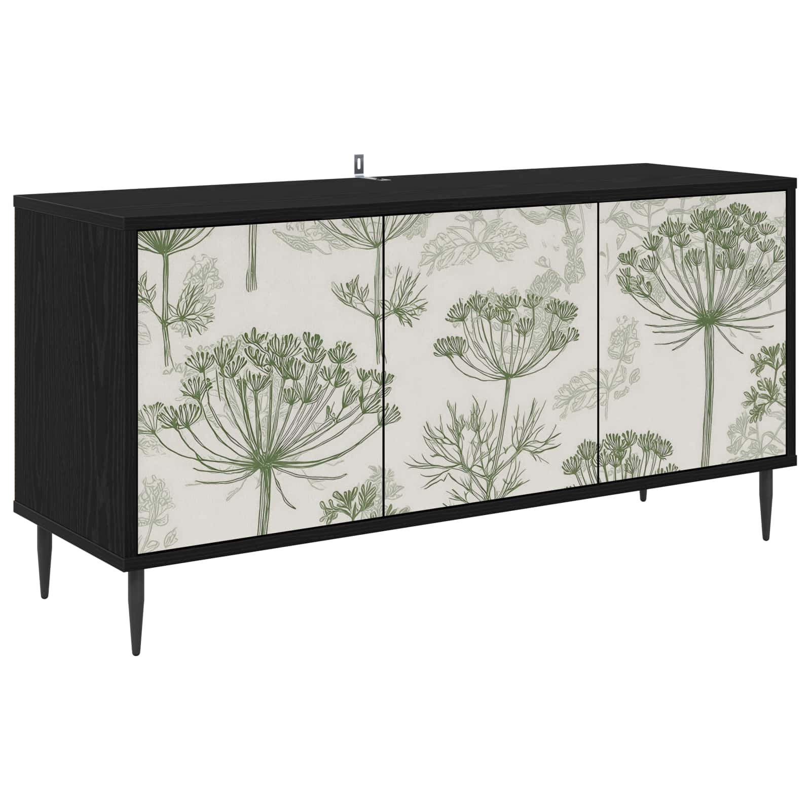 Televizoriaus spintelė GOTHA 102 x 33 x 51 cm Juodojo ąžuolo