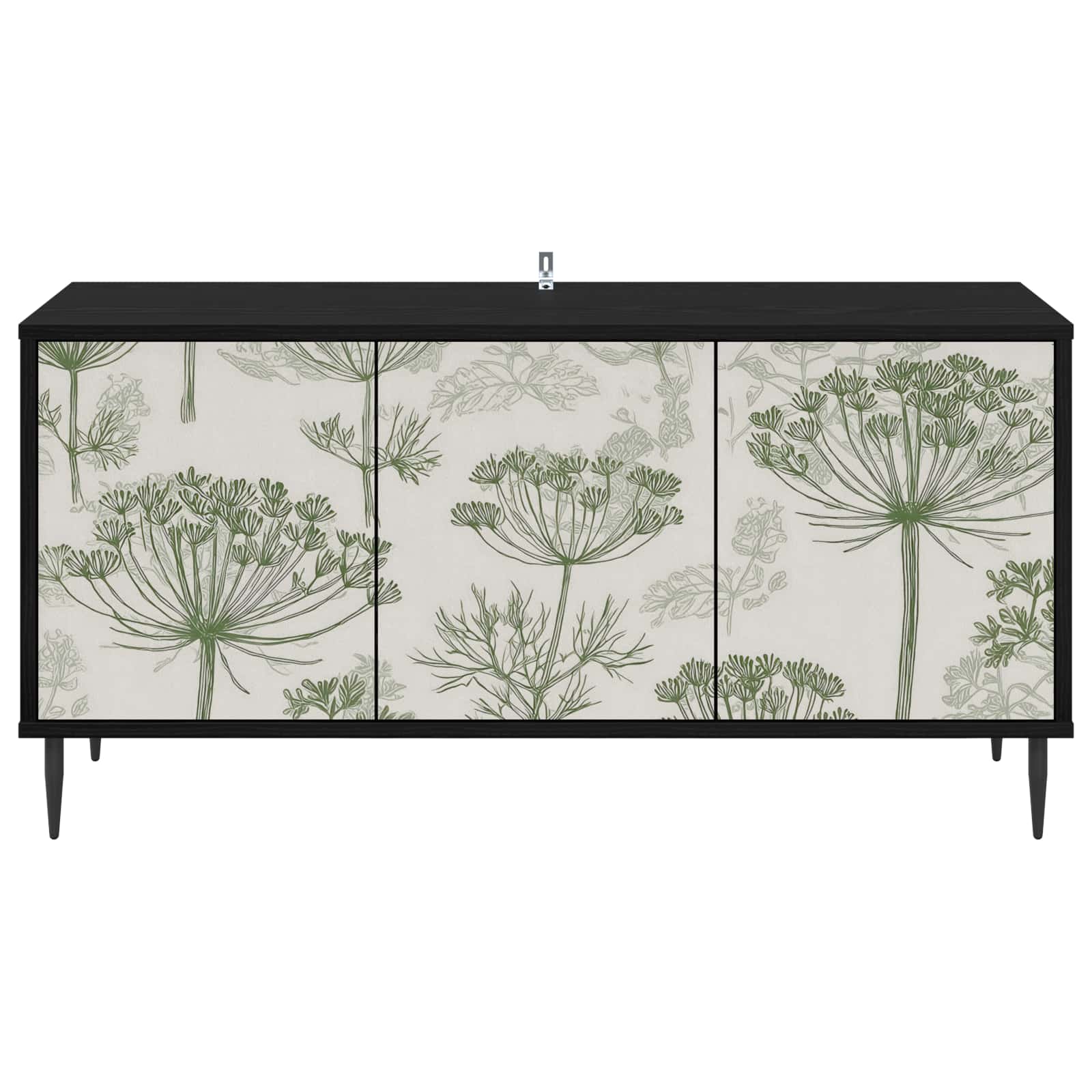 Televizoriaus spintelė GOTHA 102 x 33 x 51 cm Juodojo ąžuolo