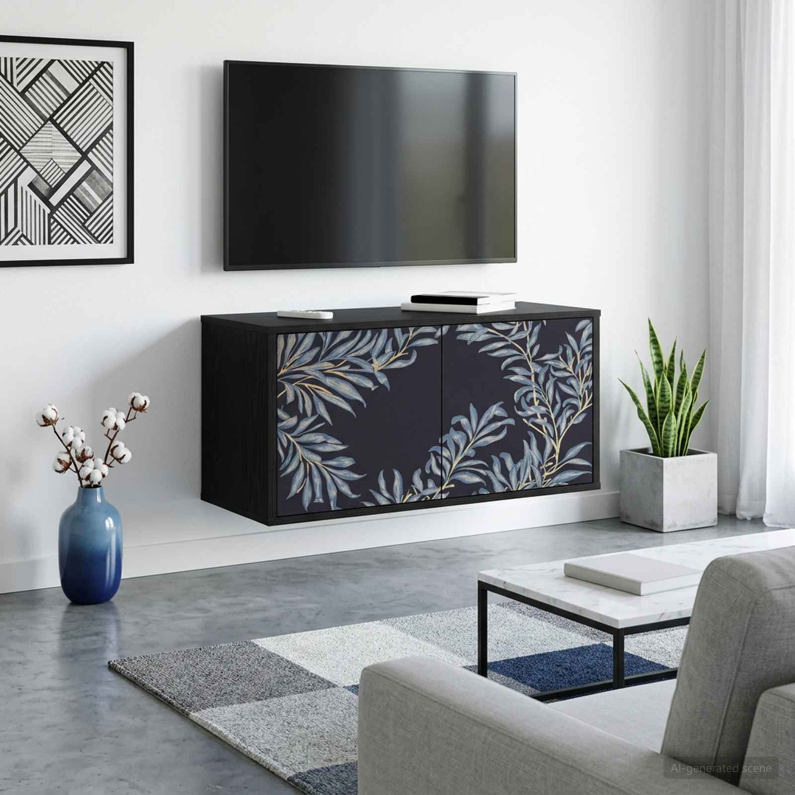 Sieninis televizoriaus stovas DOKKUM 69 x 33 x 40 cm