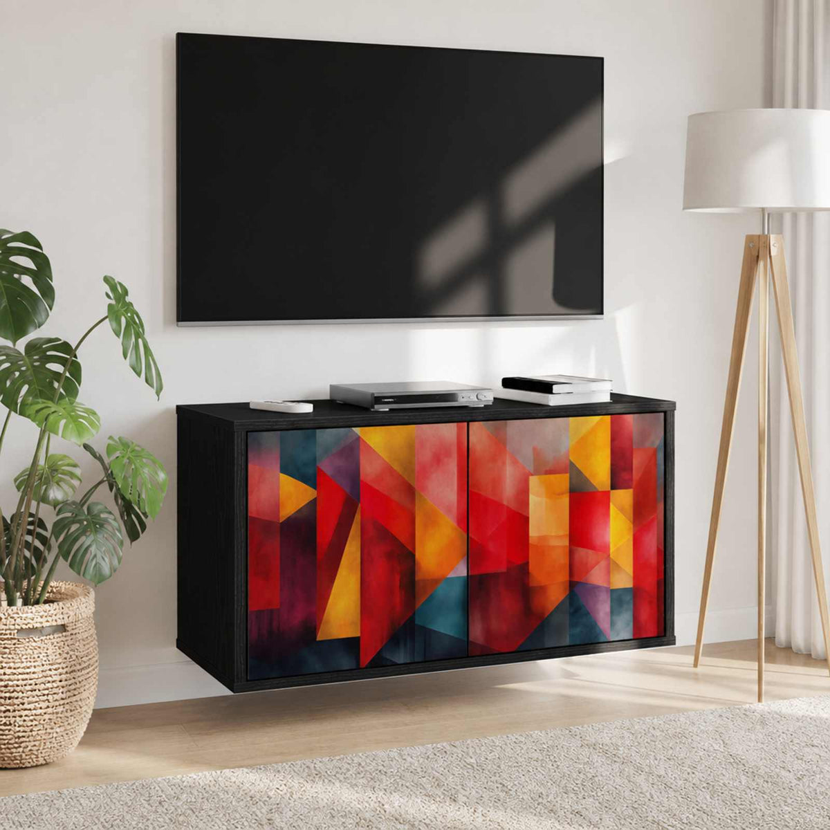 Sieninis televizoriaus stovas HEESCH 69 x 33 x 40 cm