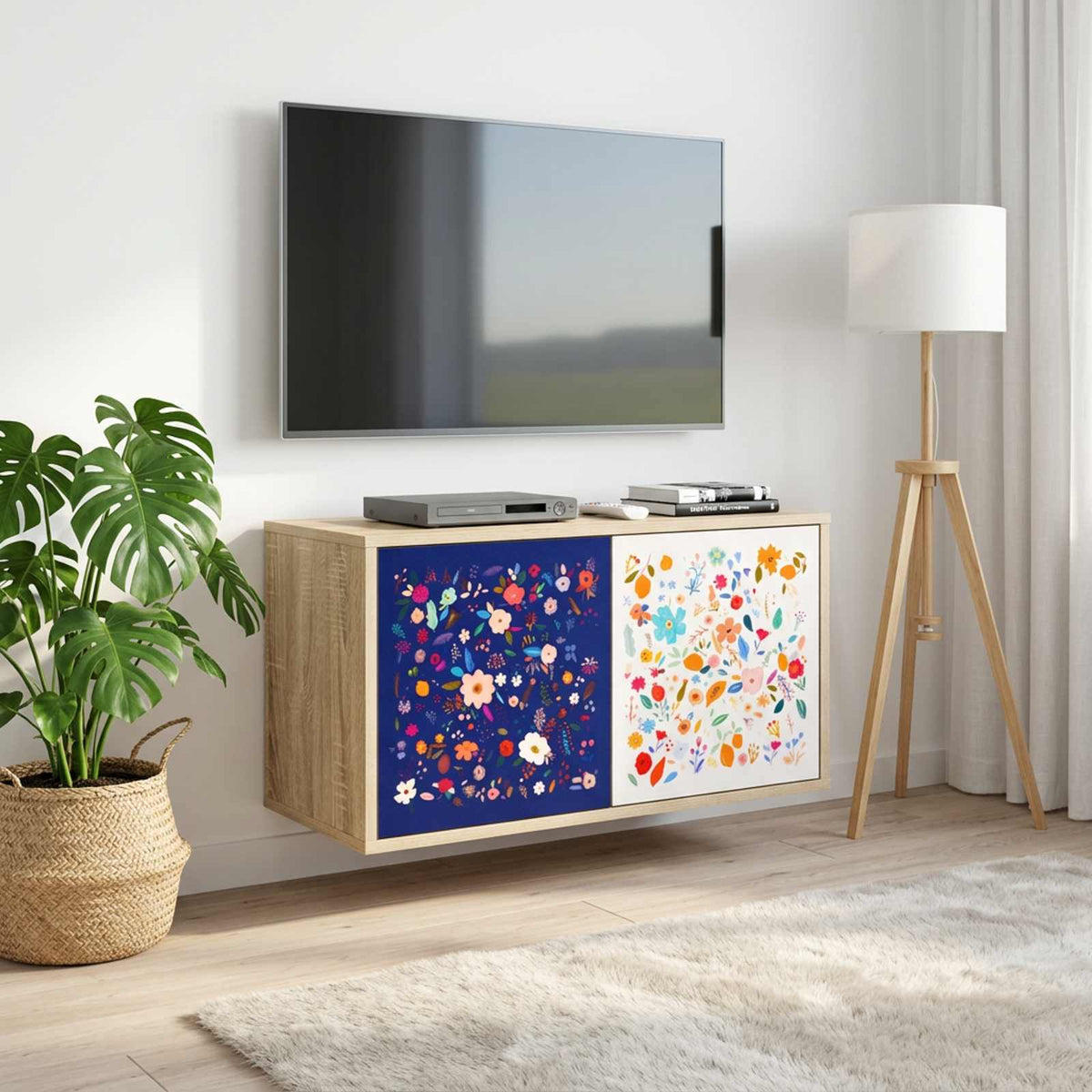 Sieninis televizoriaus stovas MAINZ 69 x 33 x 40 cm