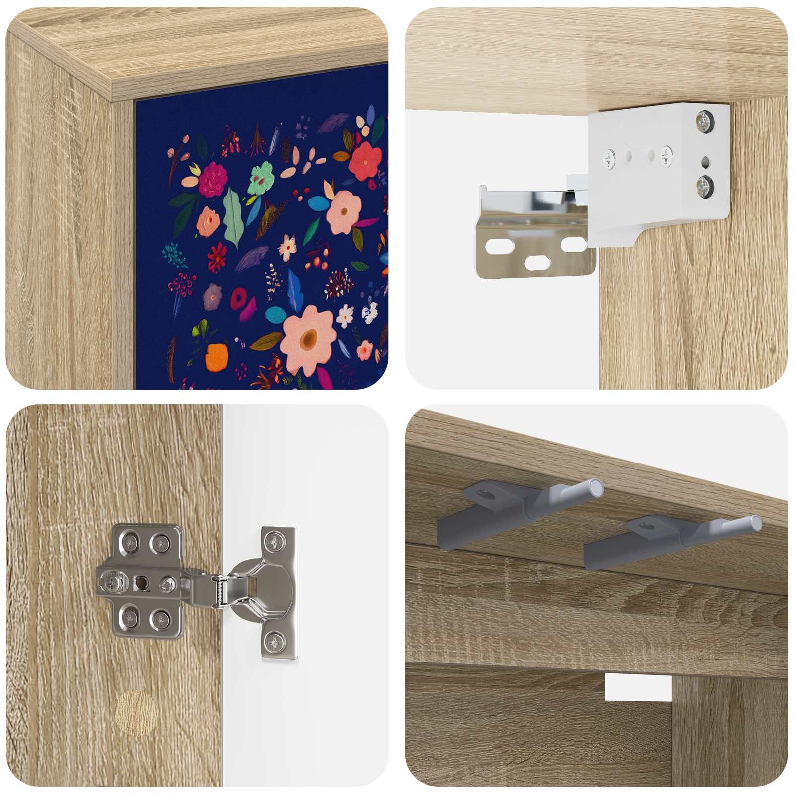 Sieninis televizoriaus stovas MAINZ 69 x 33 x 40 cm
