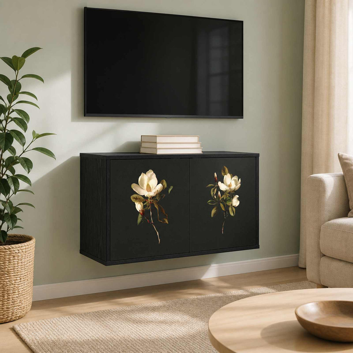 Sieninis televizoriaus stovas BREMEN 69 x 33 x 40 cm
