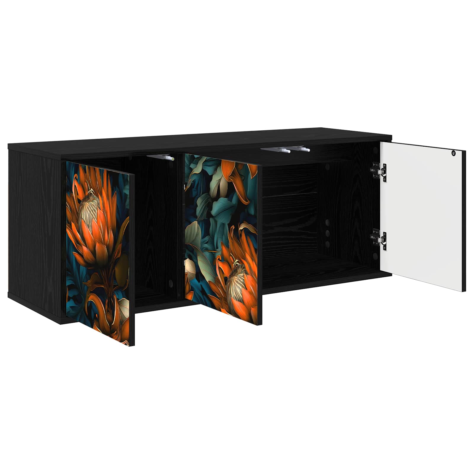 Sieninis televizoriaus stovas LOCHEM 102 x 33 x 40 cm