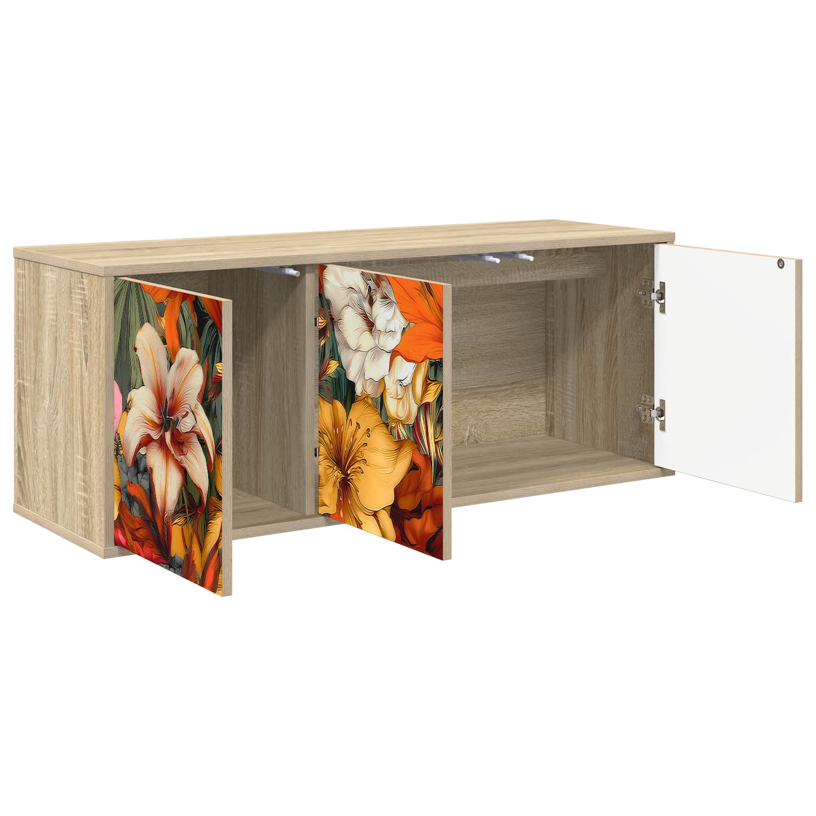 Sieninis televizoriaus stovas GENNEP 102 x 33 x 40 cm