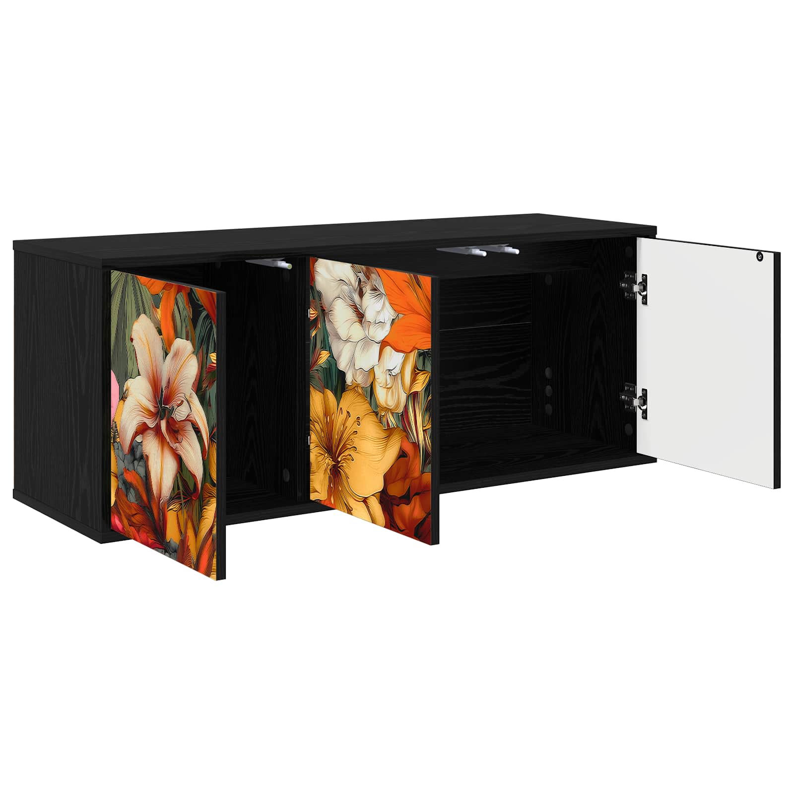 Sieninis televizoriaus stovas GENNEP 102 x 33 x 40 cm