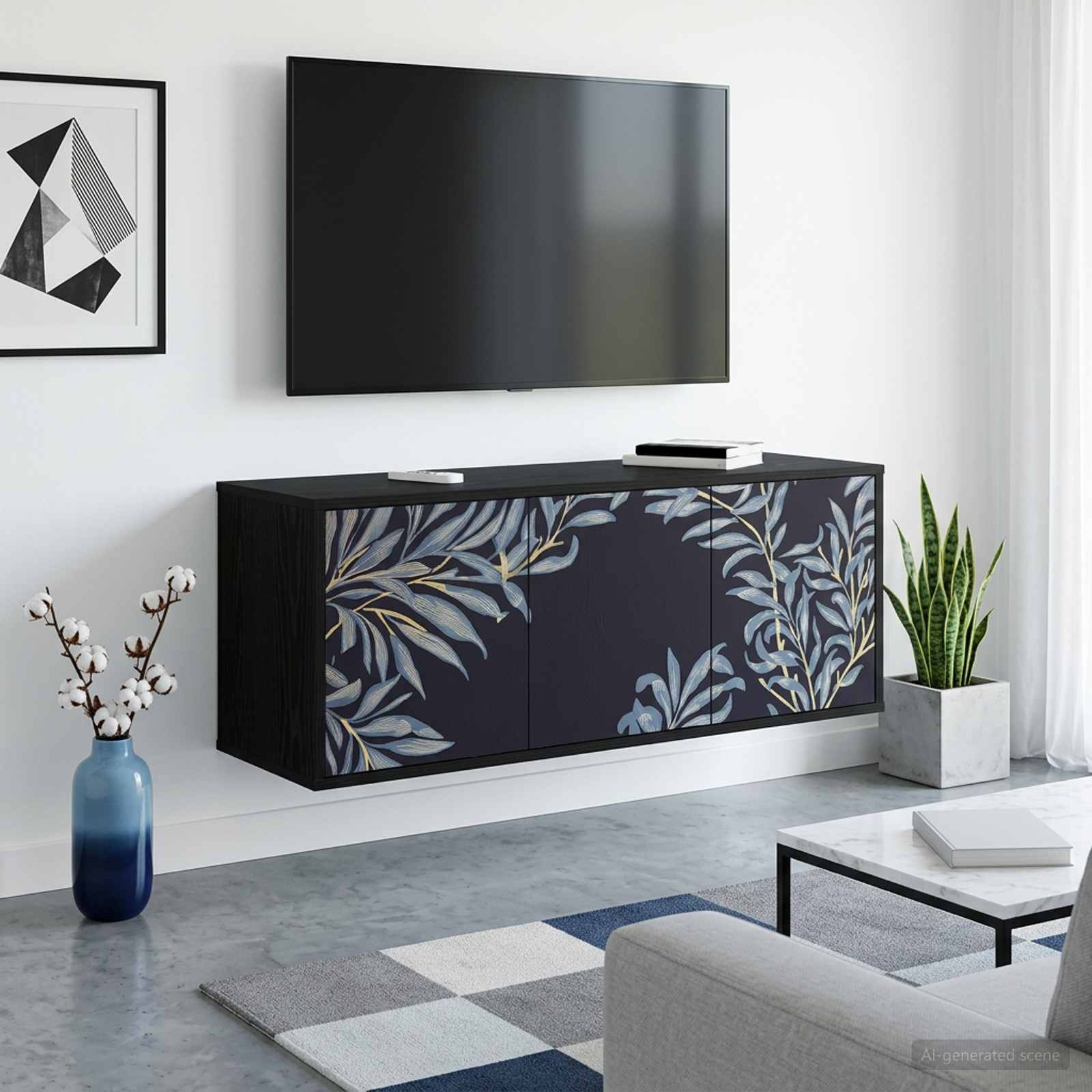 Sieninis televizoriaus stovas DOKKUM 102 x 33 x 40 cm