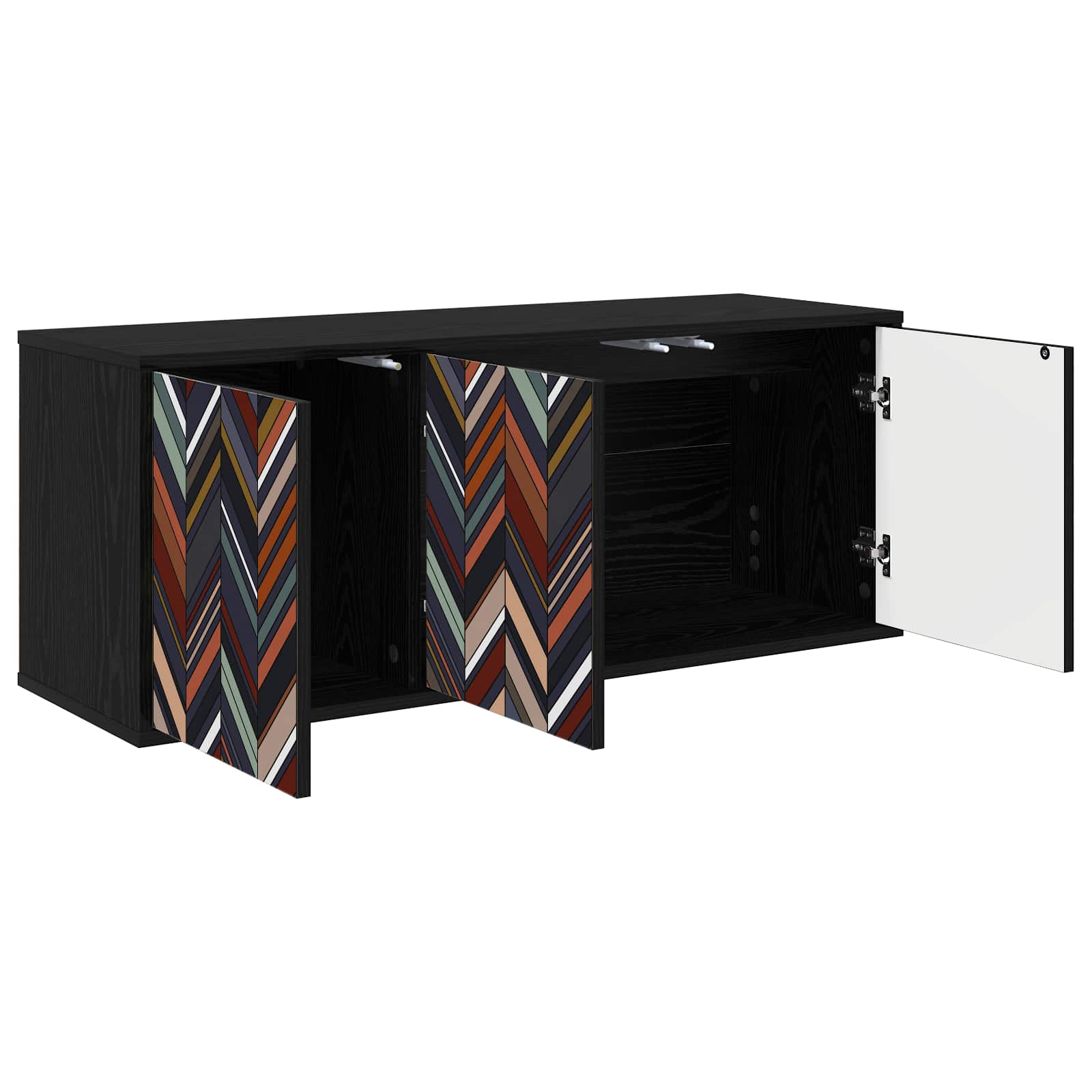 Sieninis televizoriaus stovas OMMEN 102 x 33 x 40 cm