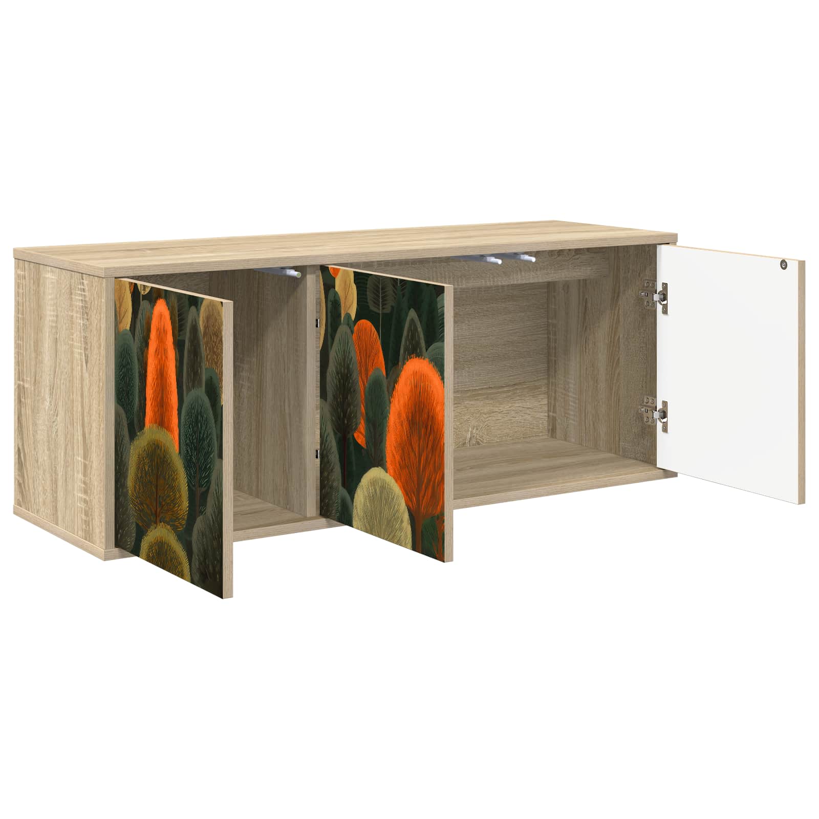 Sieninis televizoriaus stovas ZAANDAM 102 x 33 x 40 cm
