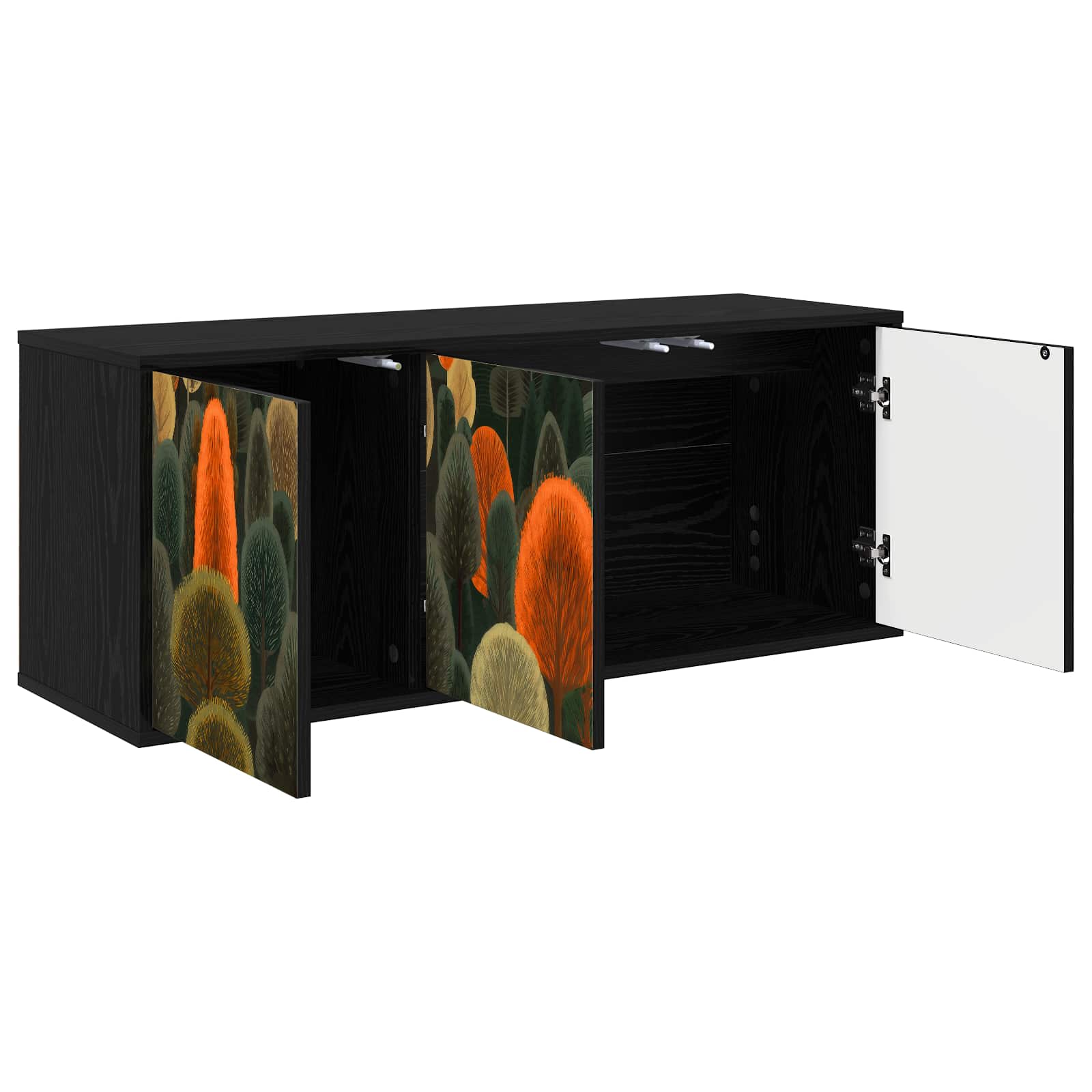 Sieninis televizoriaus stovas ZAANDAM 102 x 33 x 40 cm