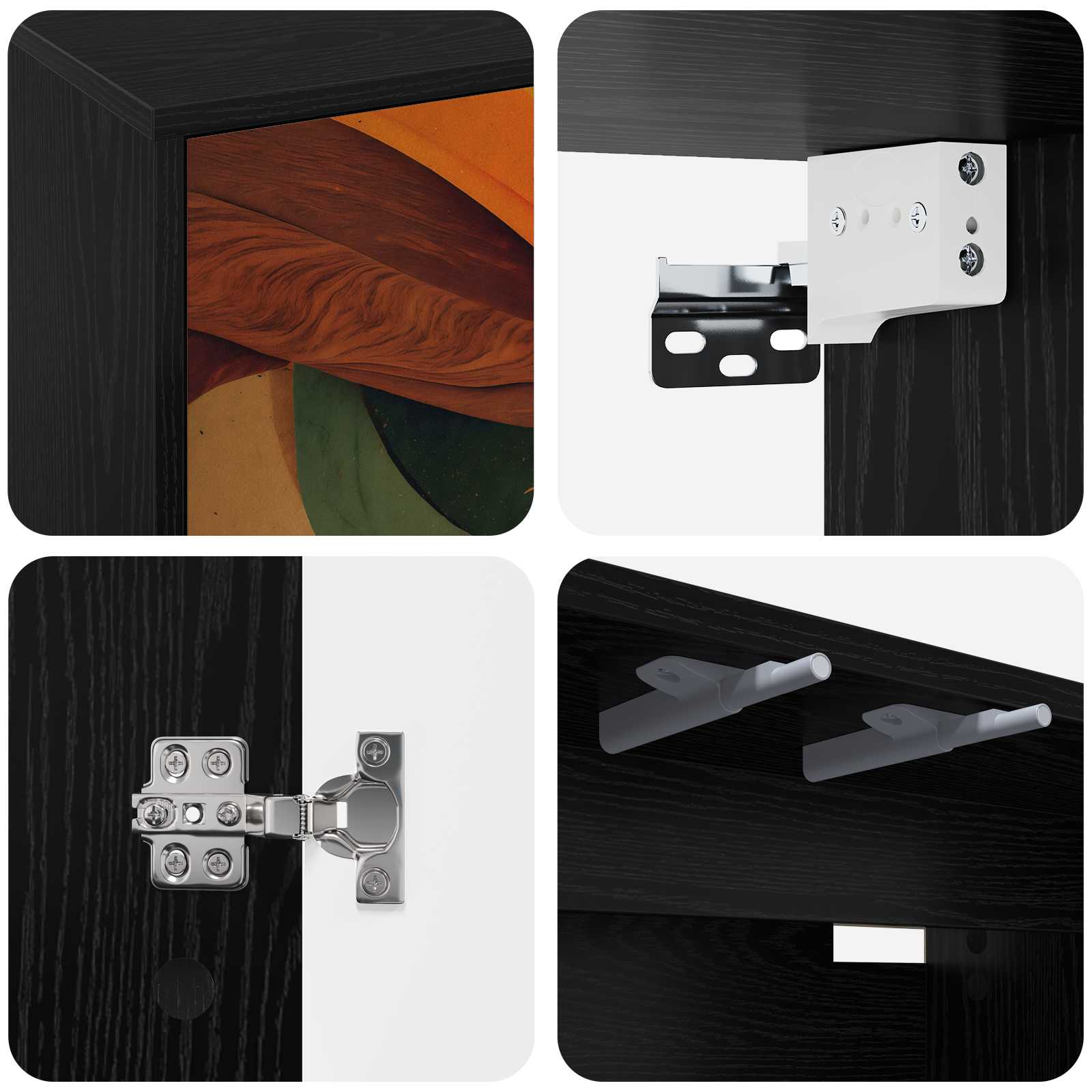 Sieninis televizoriaus stovas BONN 102 x 33 x 40 cm