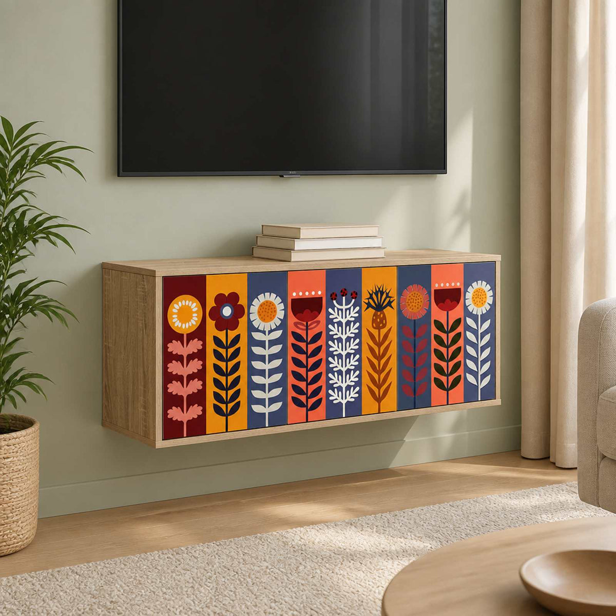 Sieninis televizoriaus stovas ESSEN 102 x 33 x 40 cm