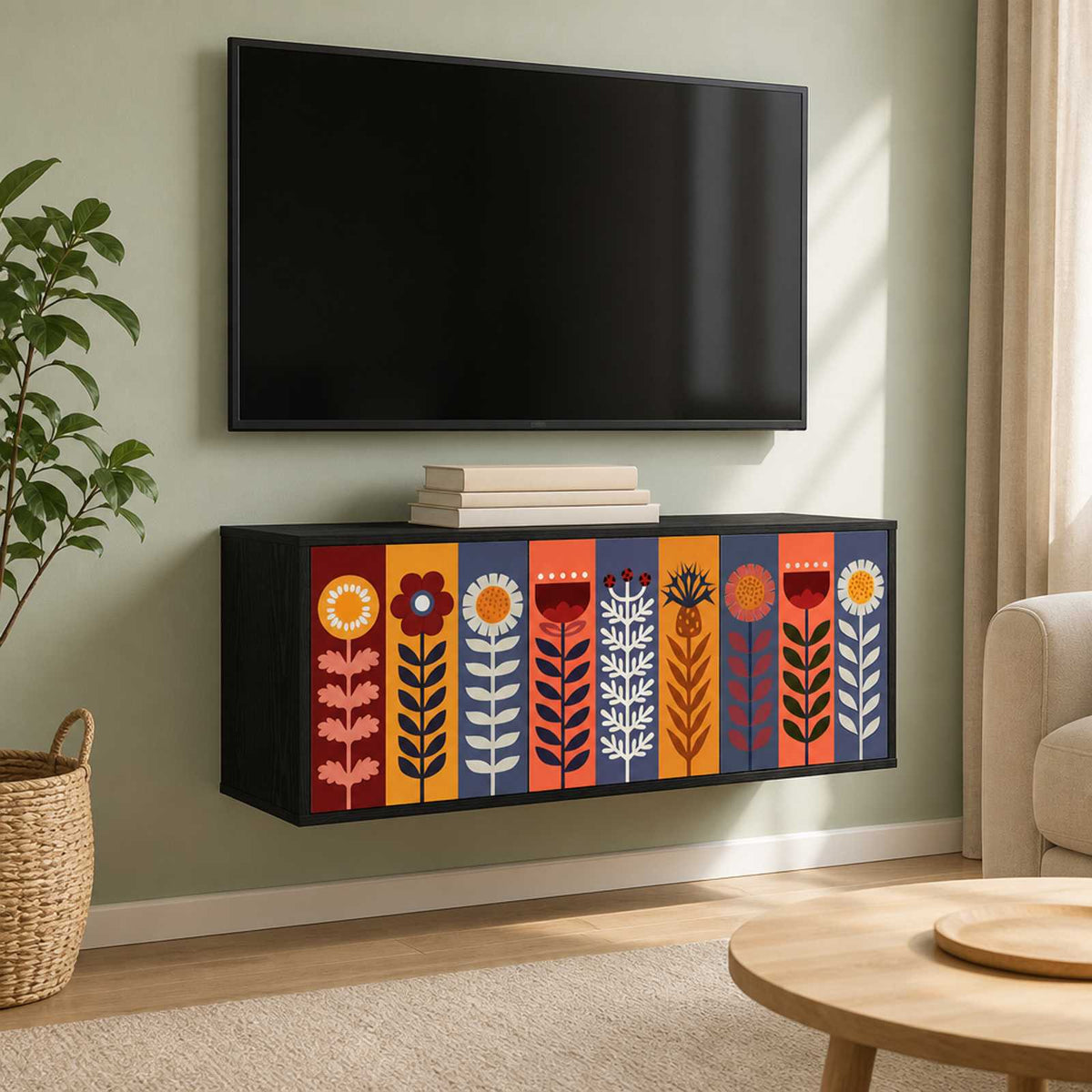 Sieninis televizoriaus stovas ESSEN 102 x 33 x 40 cm