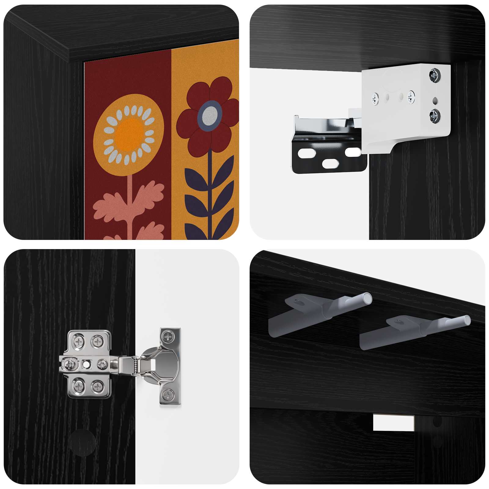 Sieninis televizoriaus stovas ESSEN 102 x 33 x 40 cm